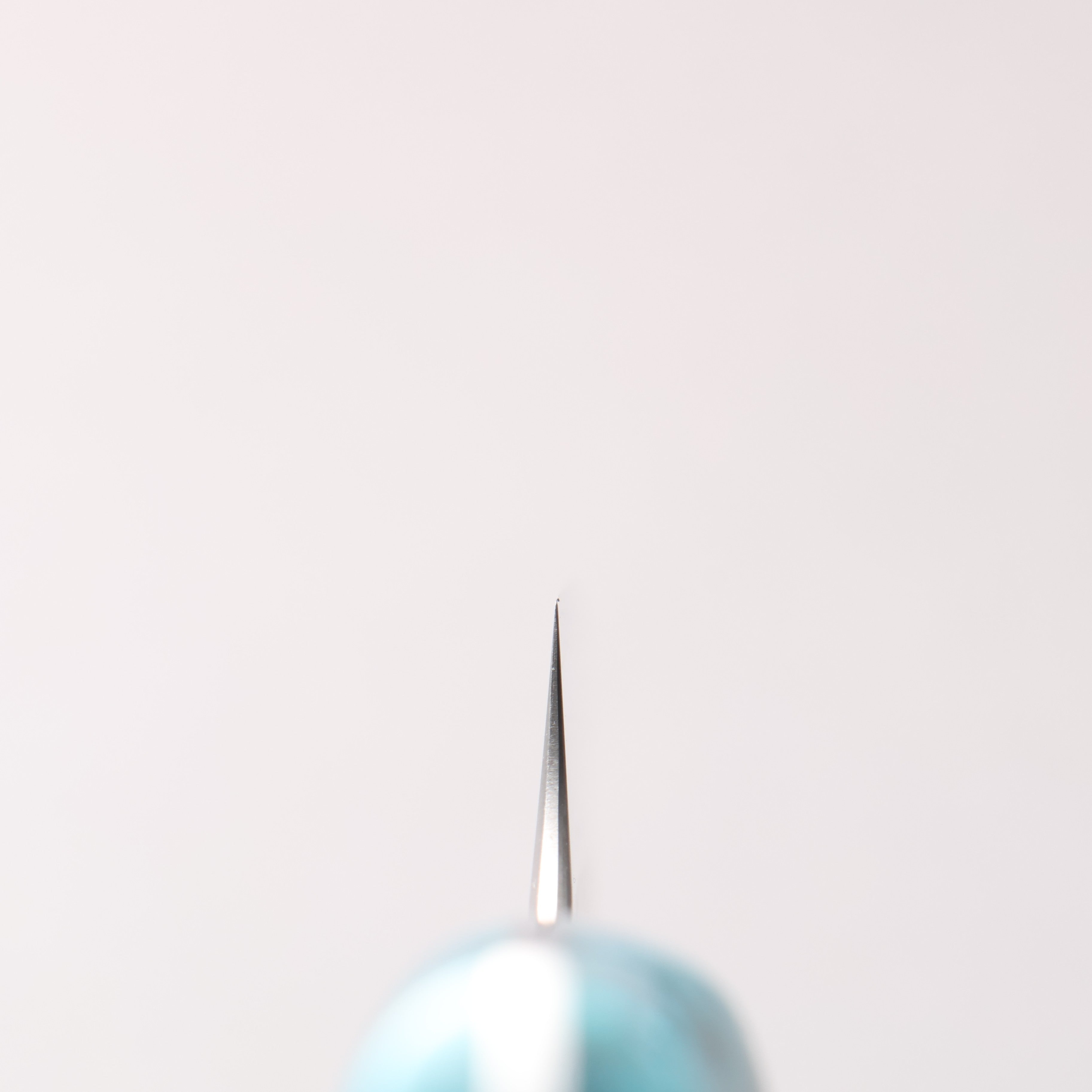 Yoshimi Kato SG2 Nashiji Kengata Petty-Utility 170mm White Blue Black Acrylic Handle - Seisuke Knife
