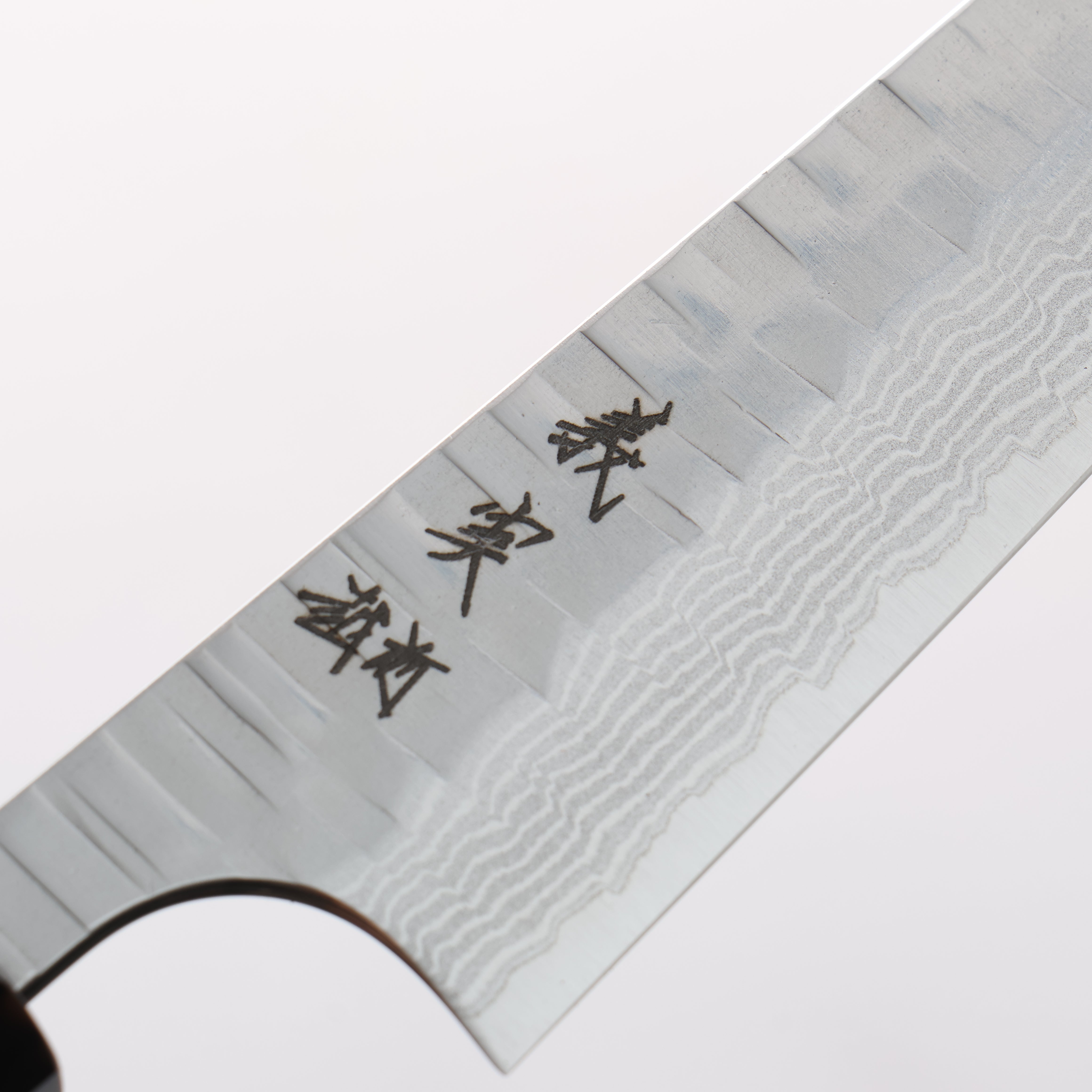 Yoshimi Kato Kasuri VG-XEOS Hammered Damascus Kiritsuke Petty-Utility 120mm Wenge Handle - Seisuke Knife