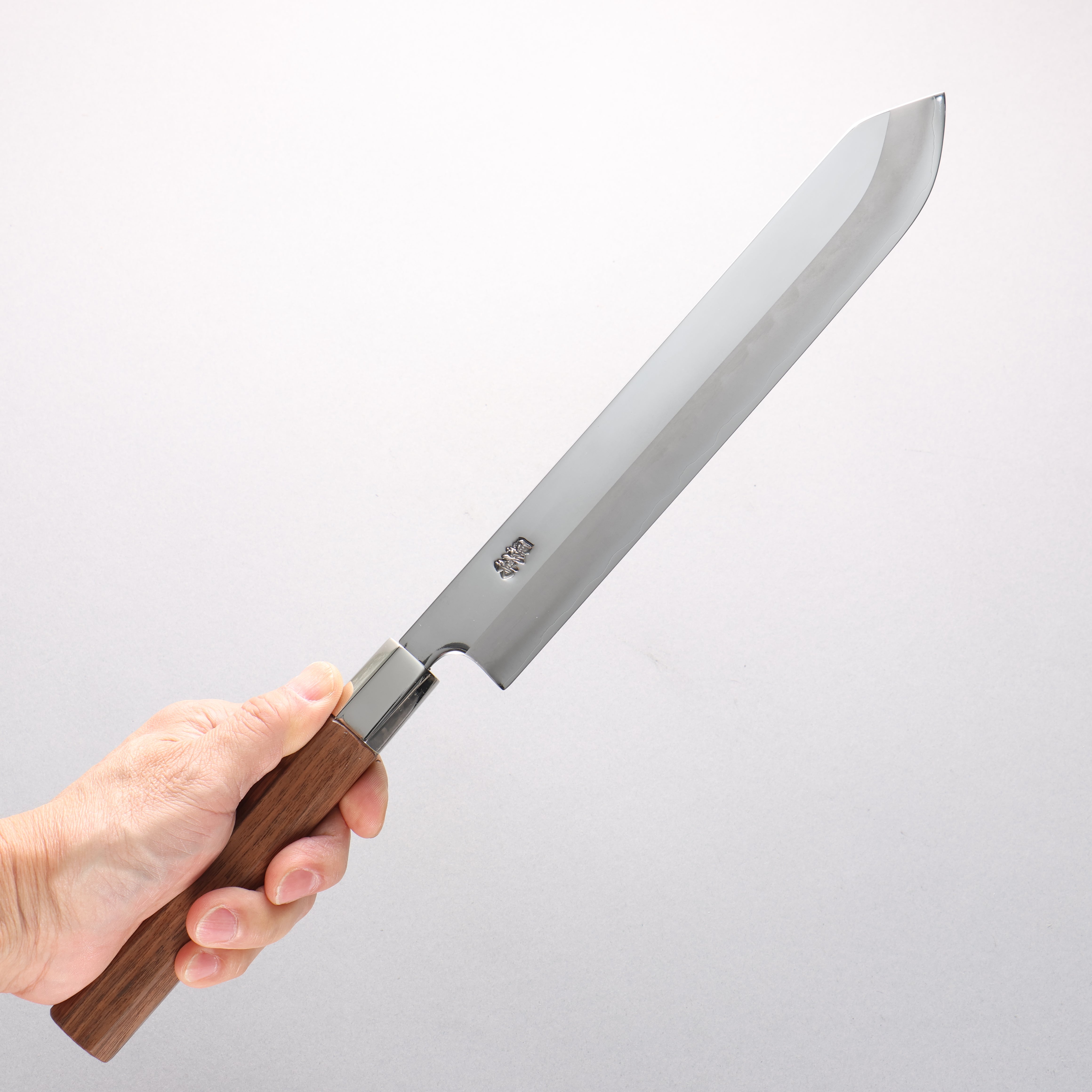 Kurotori Silver Steel No.3 Migaki Bonito Knife 240mm Walnut Handle - Seisuke Knife