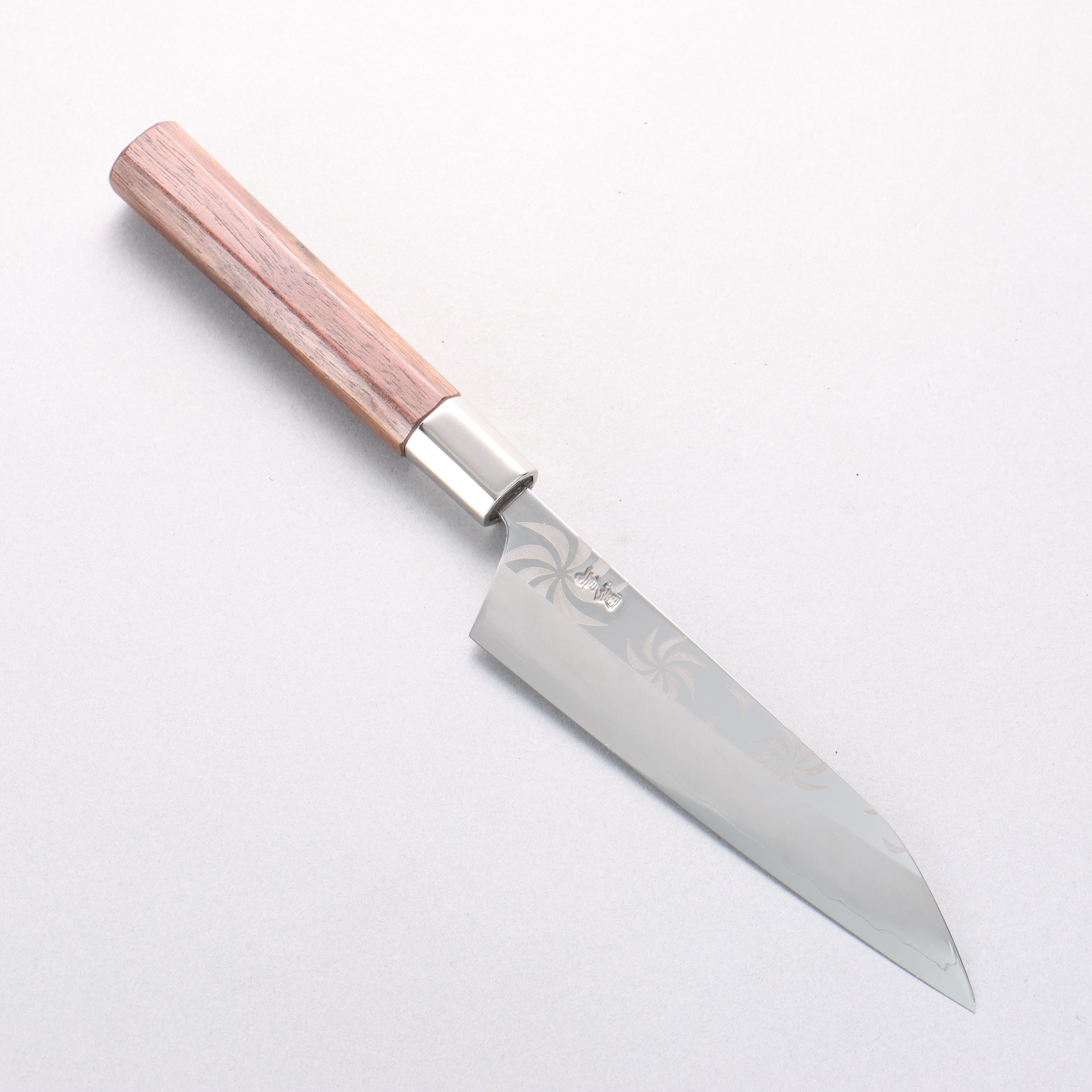 Kurotori Silver Steel No.3 Migaki Kemanmon Petty-Utility 150mm Walnut Handle - Seisuke Knife