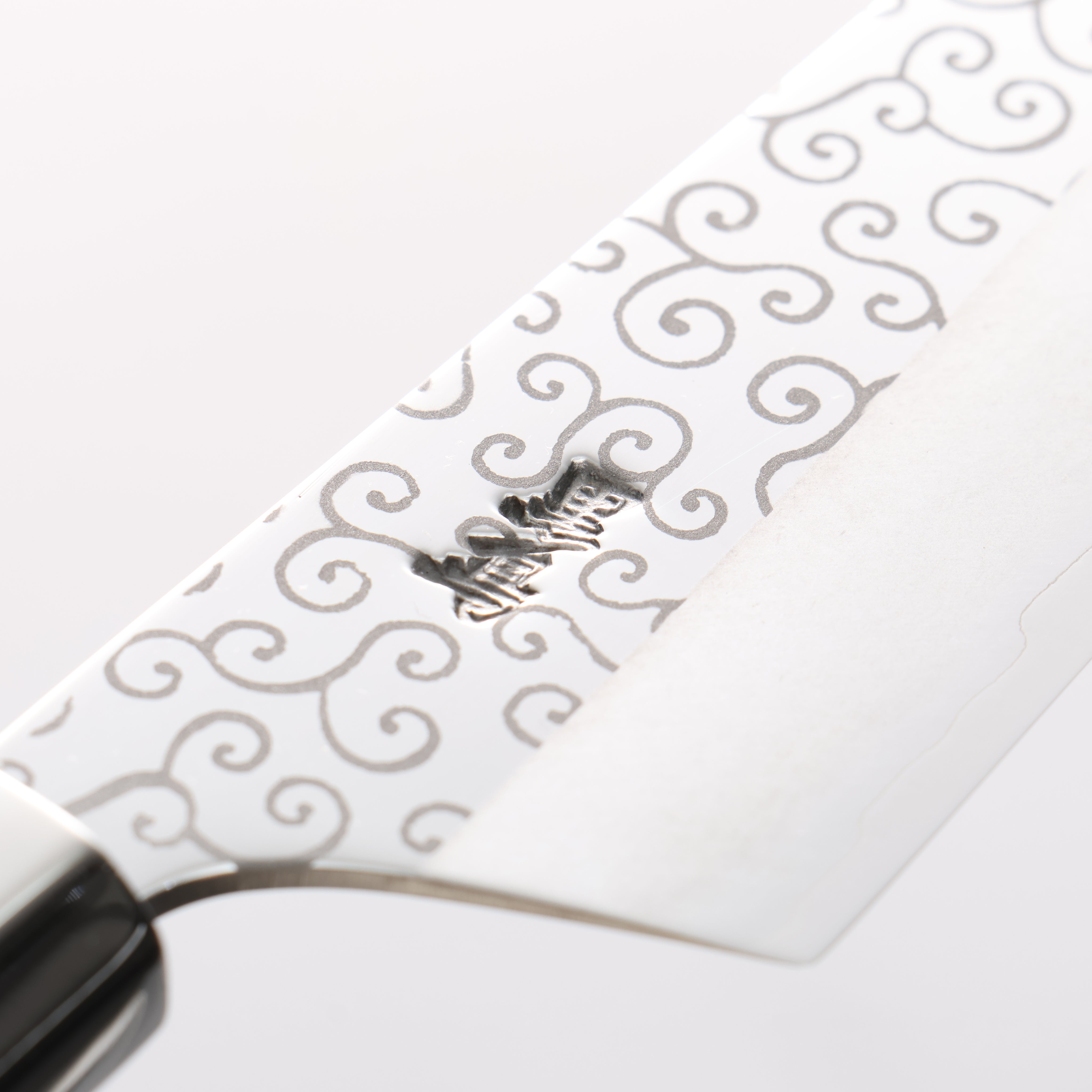Kurotori Silver Steel No.3 Migaki Karakusa Petty-Utility 150mm Walnut Handle - Seisuke Knife