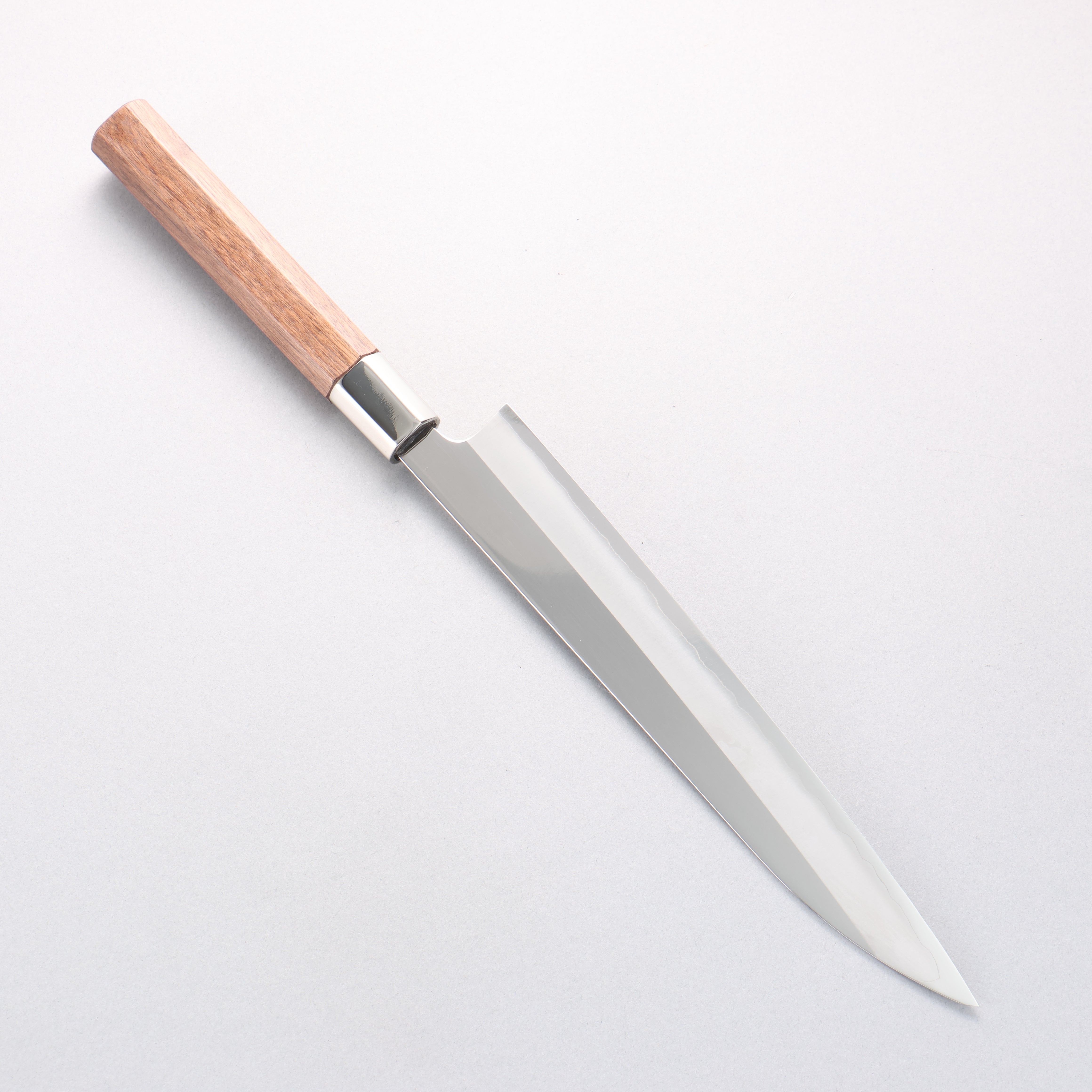 Kurotori Silver Steel No.3 Migaki Yanagiba 240mm Walnut Handle - Seisuke Knife