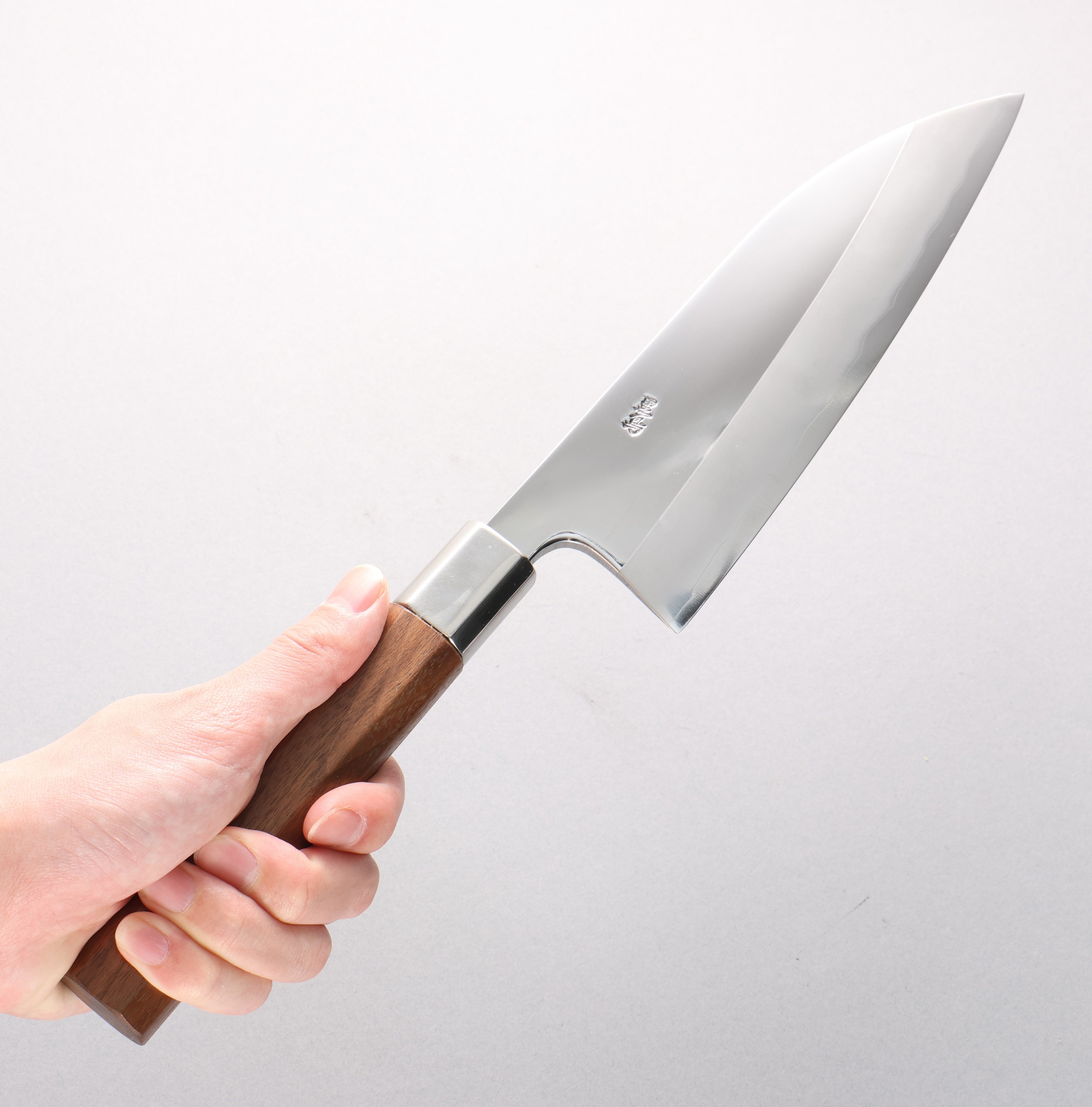 Kurotori Silver Steel No.3 Migaki Deba 195mm Walnut Handle - Seisuke Knife