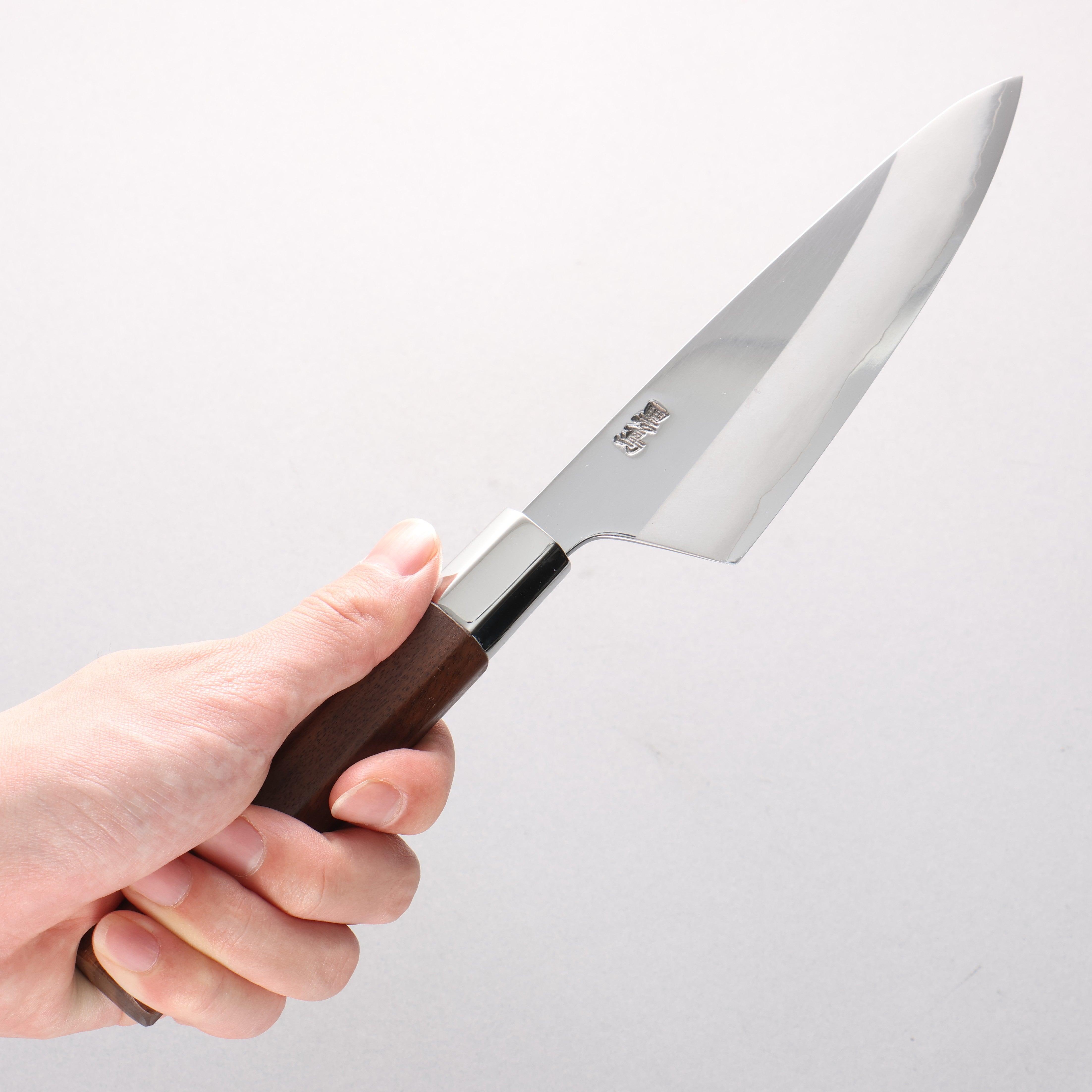 Kurotori Silver Steel No.3 Migaki Original Knife 135mm Walnut Handle - Seisuke Knife