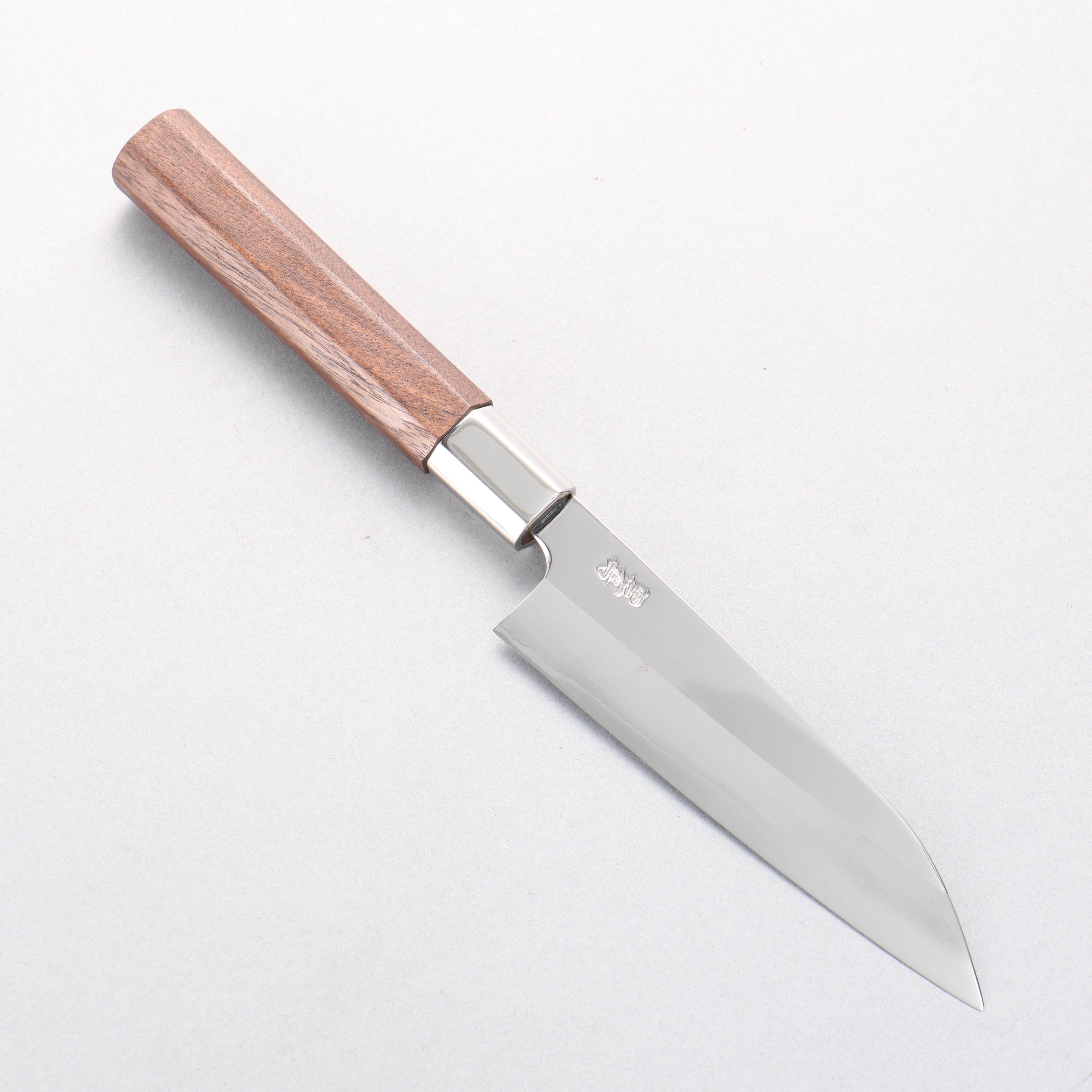 Kurotori Silver Steel No.3 Migaki Western Style Knife 135mm Walnut Handle - Seisuke Knife