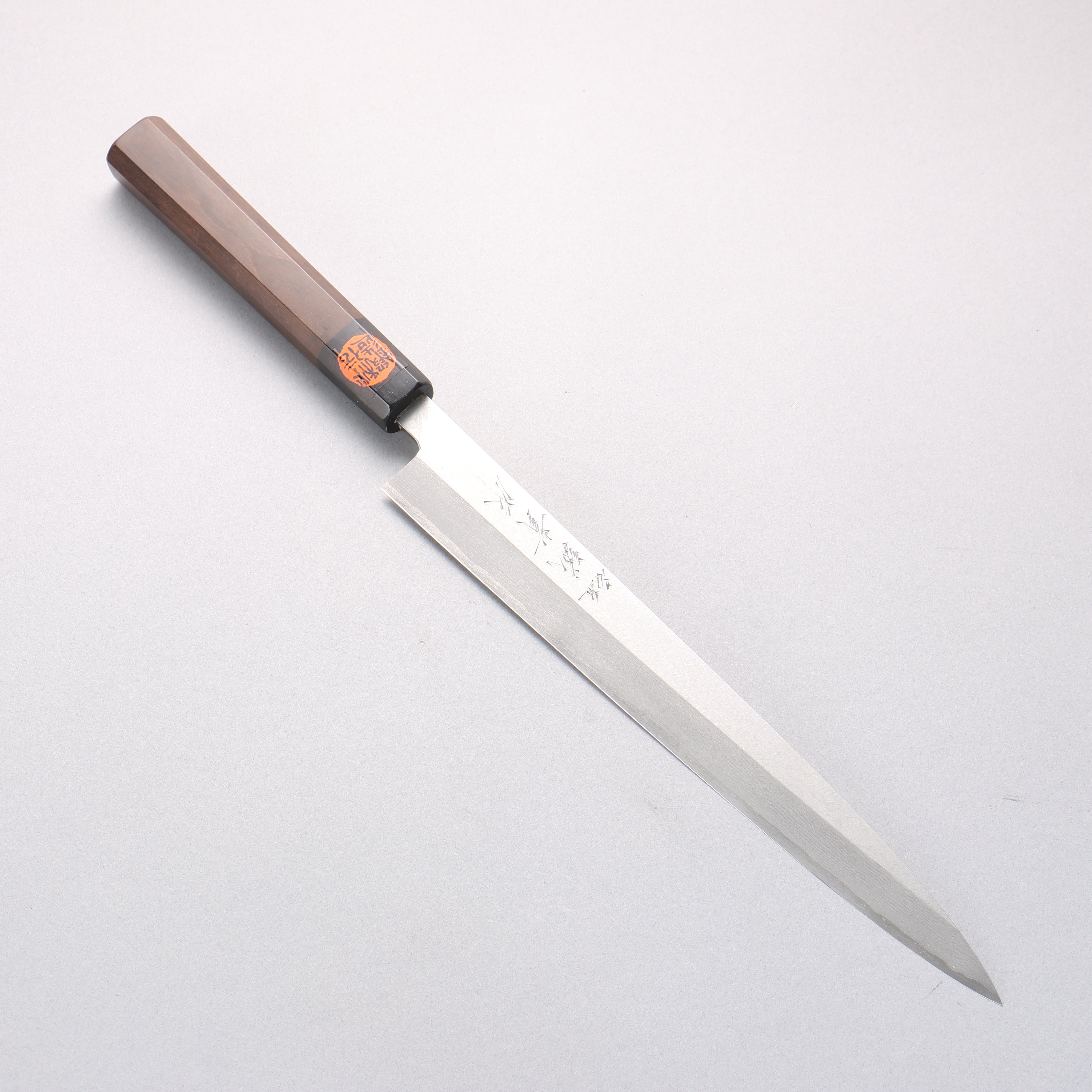 Shigeki Tanaka Senko VG10 Damascus Yanagiba 270mm Walnut Handle - Seisuke Knife