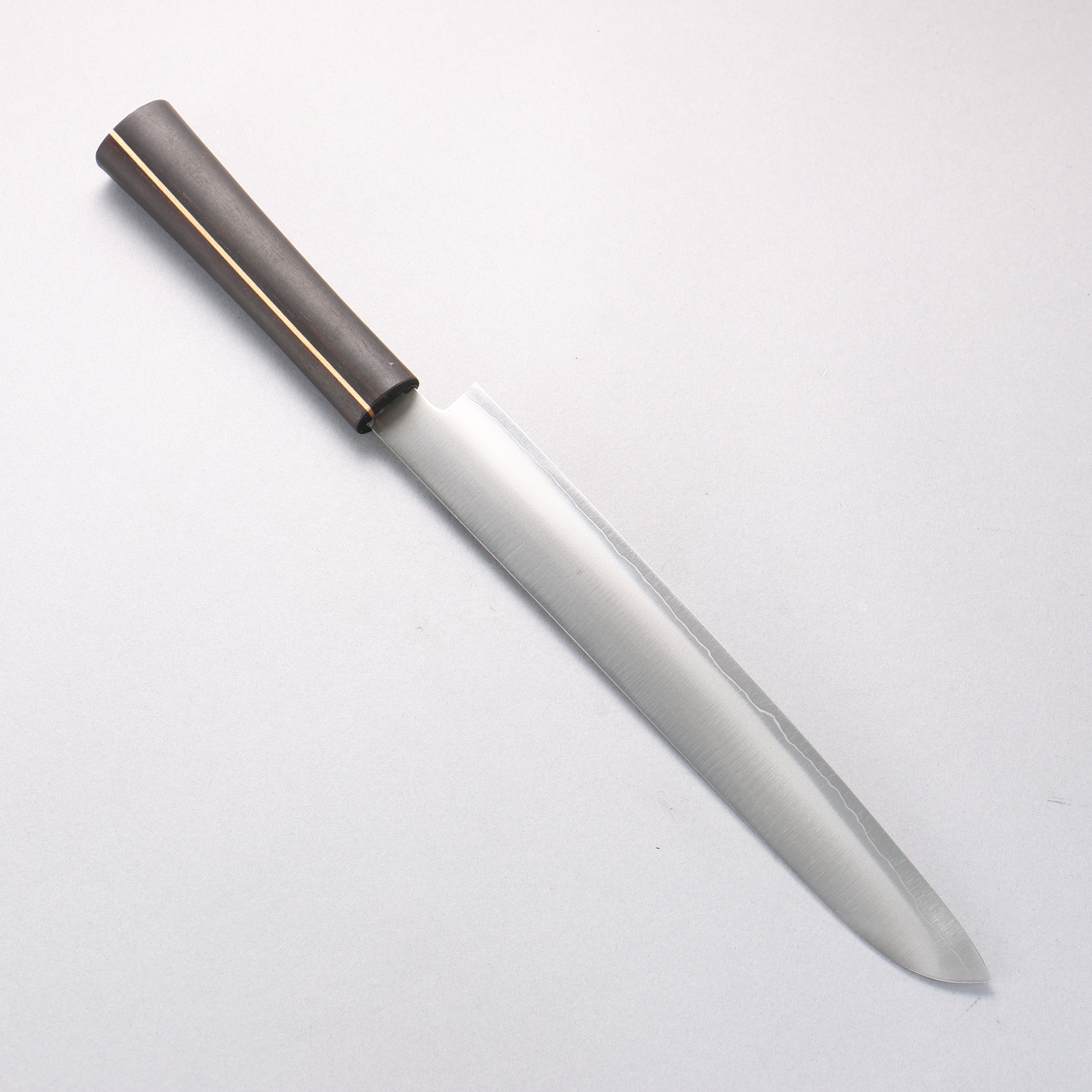 Shigeki Tanaka Majiro Silver Steel No.3 Bread Slicer 240mm Ebony Wood Handle - Seisuke Knife
