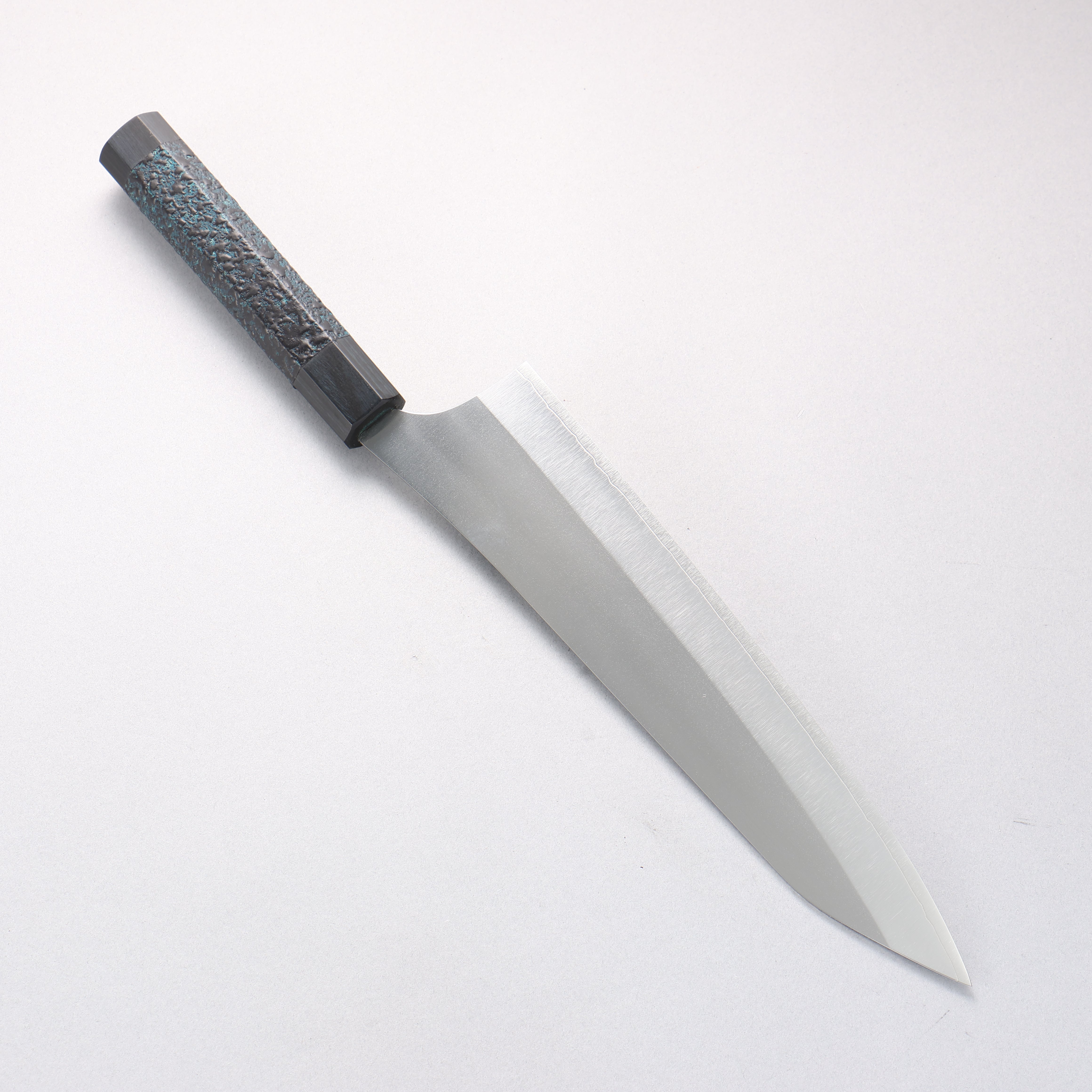 Yu Kurosaki New Gekko VG-XEOS Gyuto 240mm Indigo Lacquered (Tenmoku) Handle - Seisuke Knife