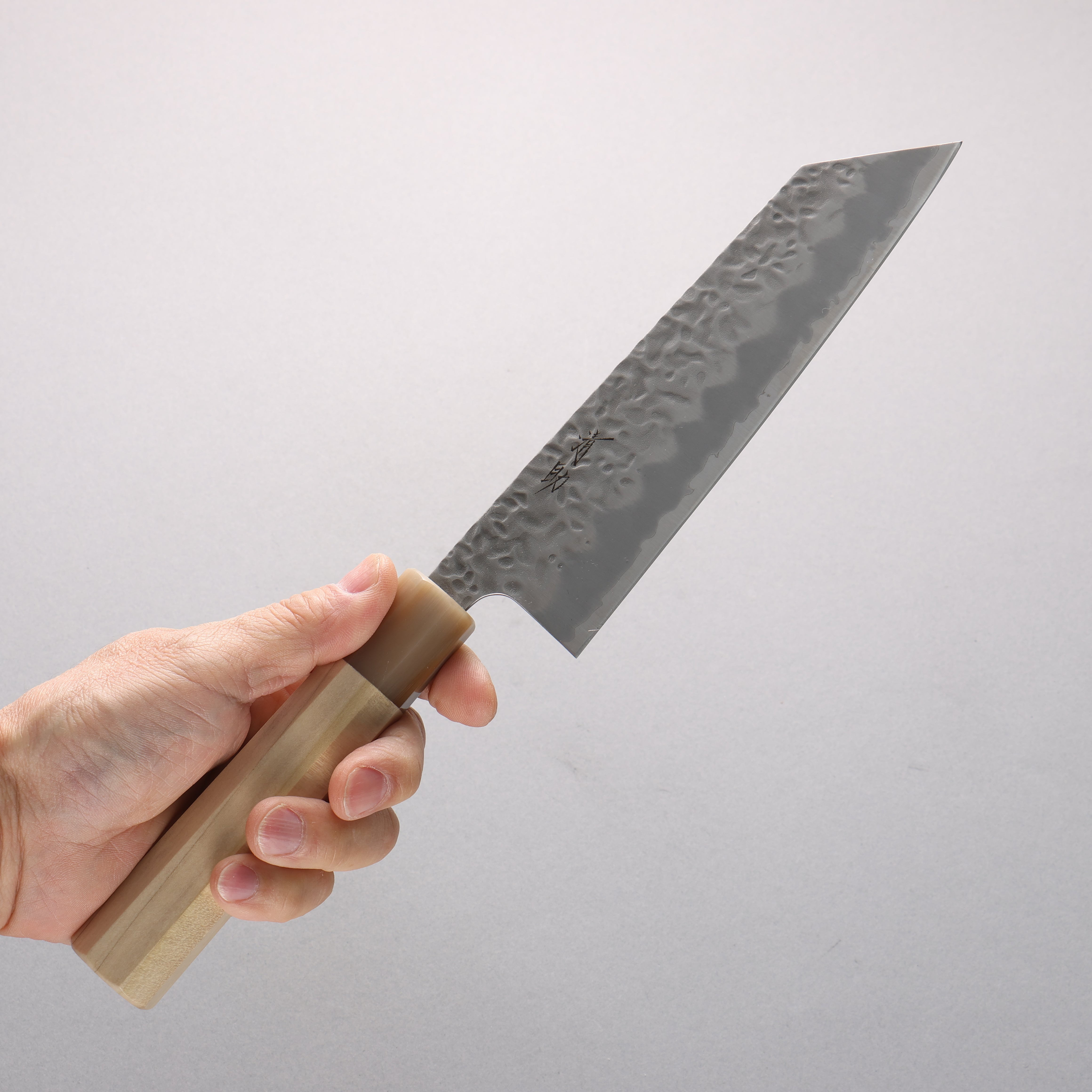 Seisuke Kumo White Steel No.1 Hammered Bunka 165mm Magnolia Handle - Seisuke Knife
