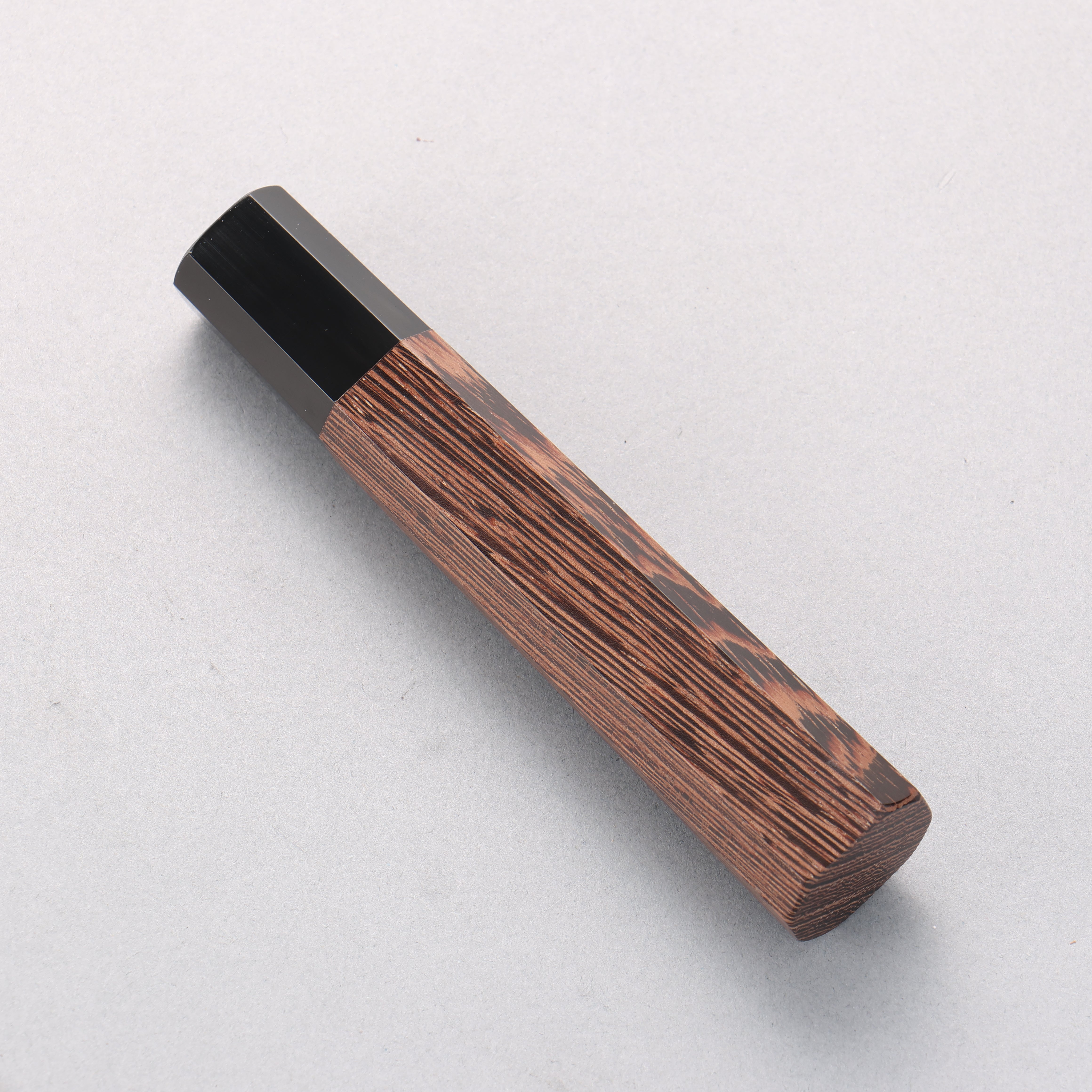 Octagonal Wenge Knife Handle (Medium) - Seisuke Knife