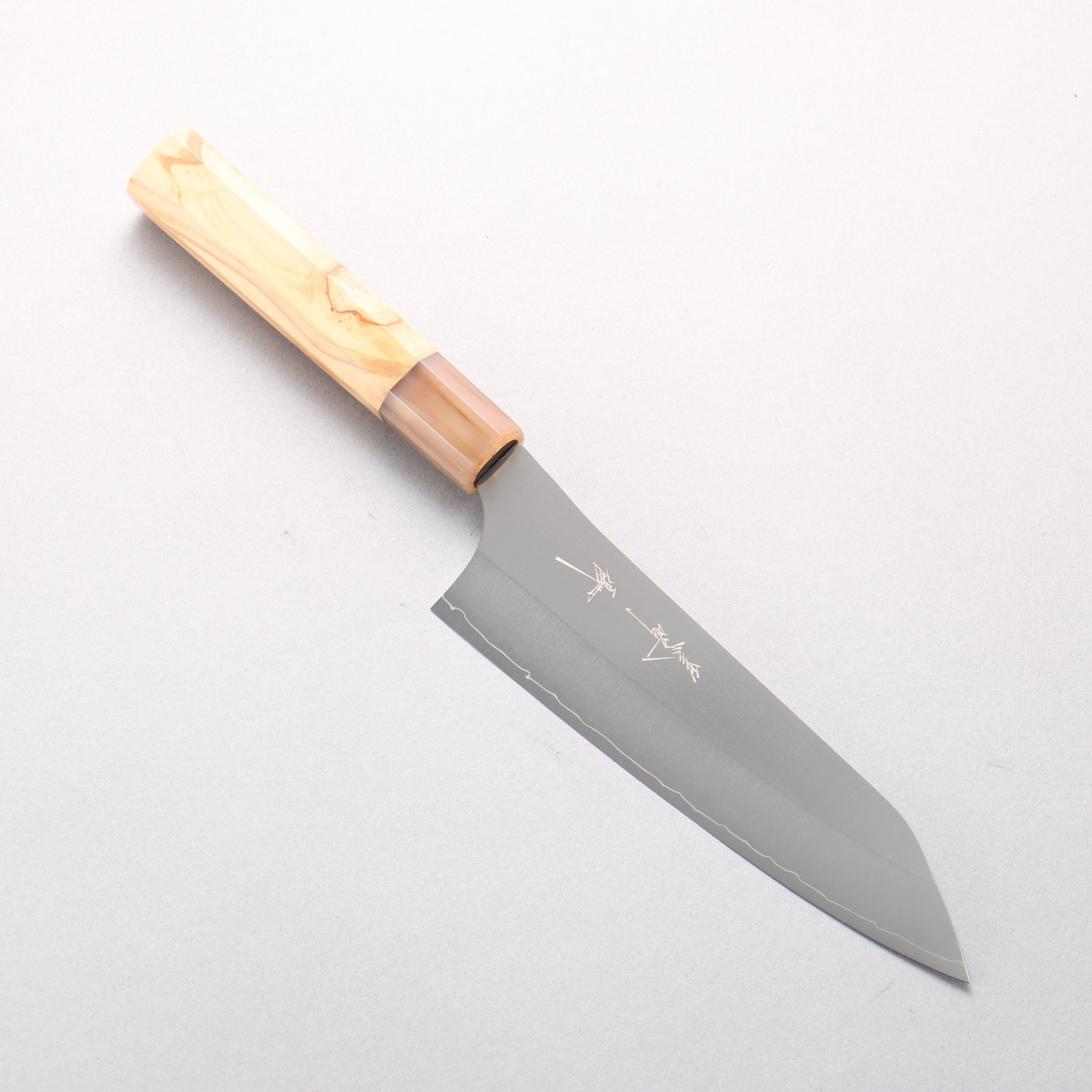 Yu Kurosaki New Gekko VG-XEOS Bunka 170mm Olive Tree (ferrule: White Water Buffalo Horn) Handle - Seisuke Knife