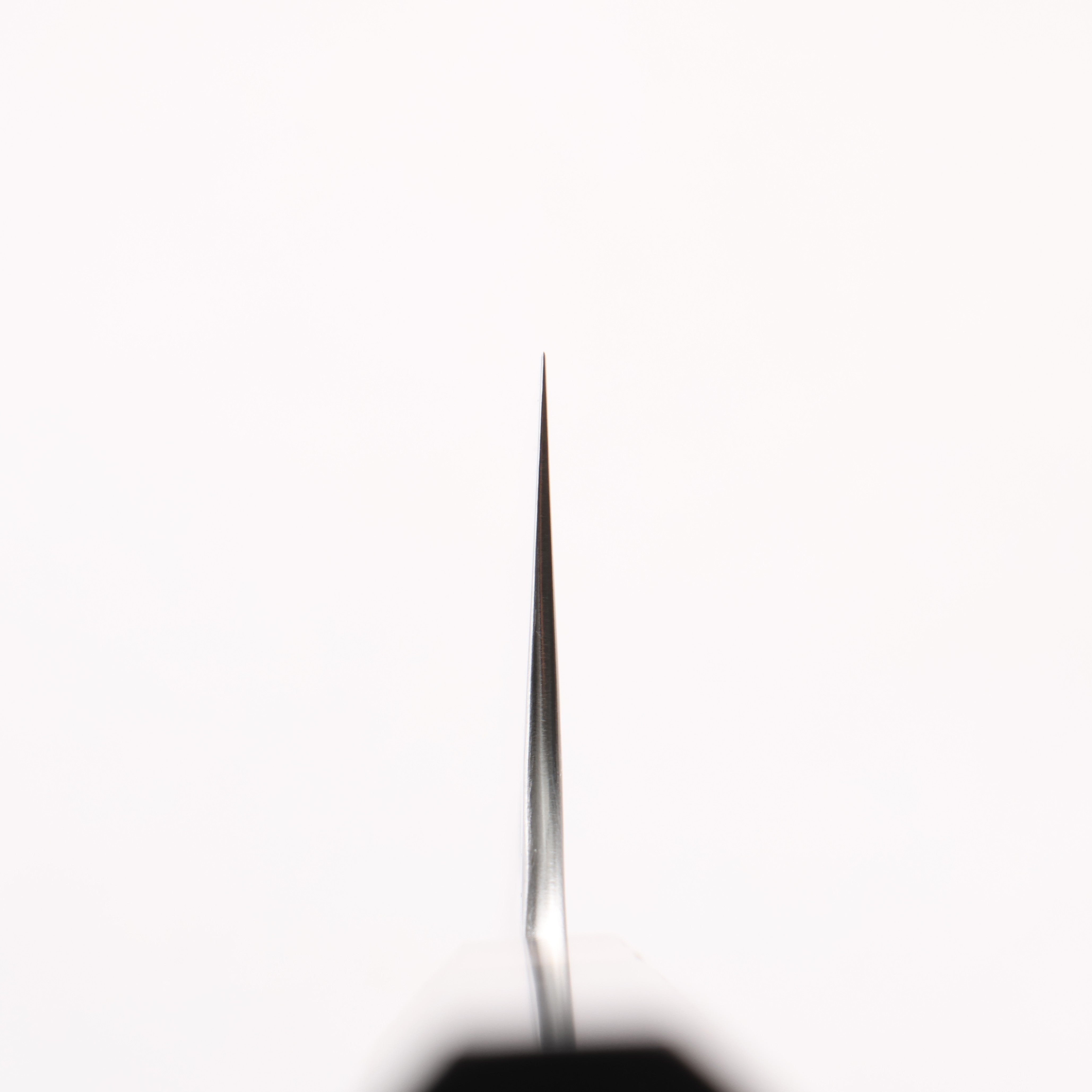 Yoshimi Kato Silver Steel No.3 Hammered(Maru) Migaki Finished Kiritsuke Gyuto 240mm Ebony Wood(With White Ring) Handle - Seisuke Knife