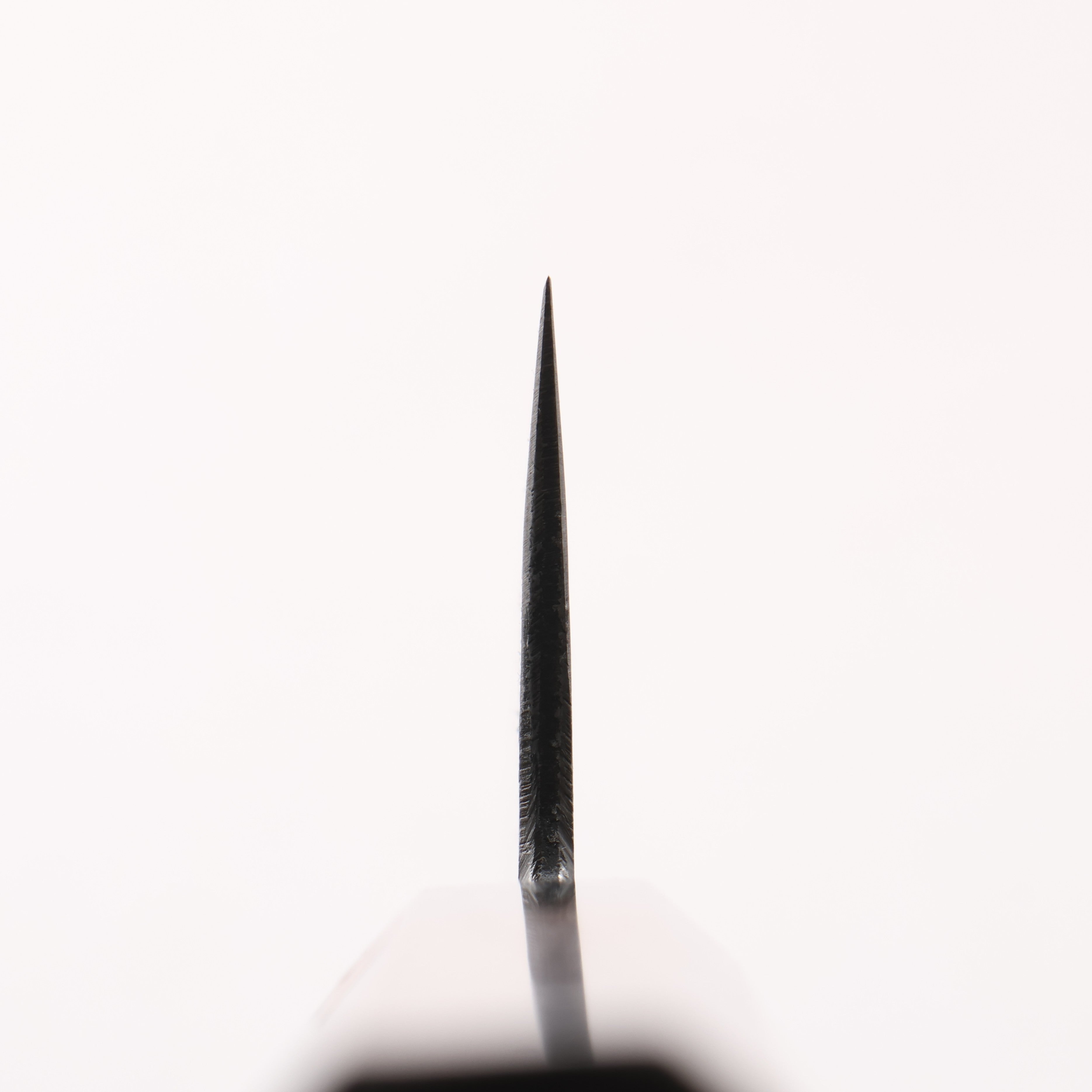 Shigeki Tanaka TEKKA Blue Steel No.2 Kurouchi Kengata Gyuto 190mm Walnut Handle - Seisuke Knife