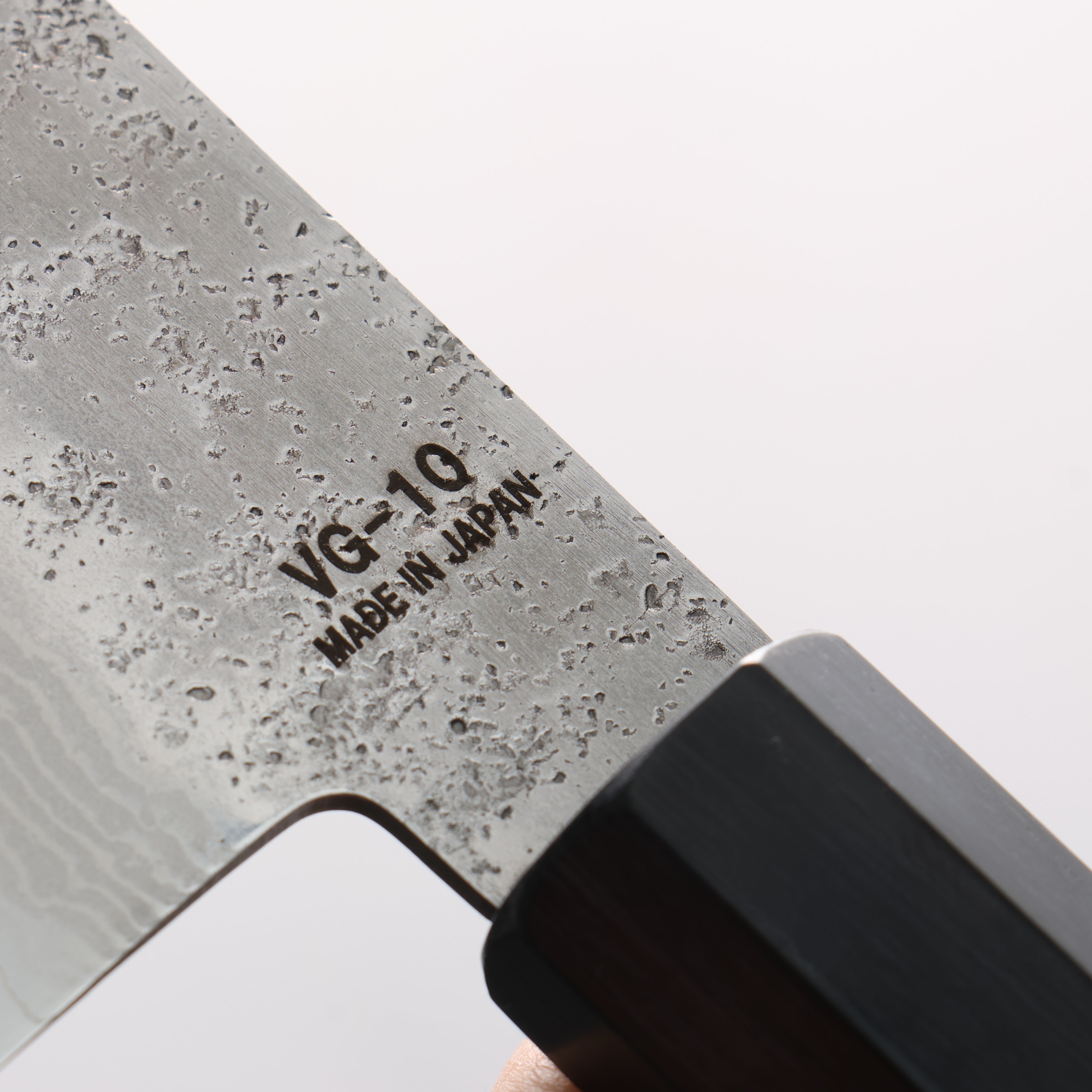 Higuchi VG10 8 Layer Damascus Nashiji Santoku 180mm Gray Pakka wood Handle - Seisuke Knife