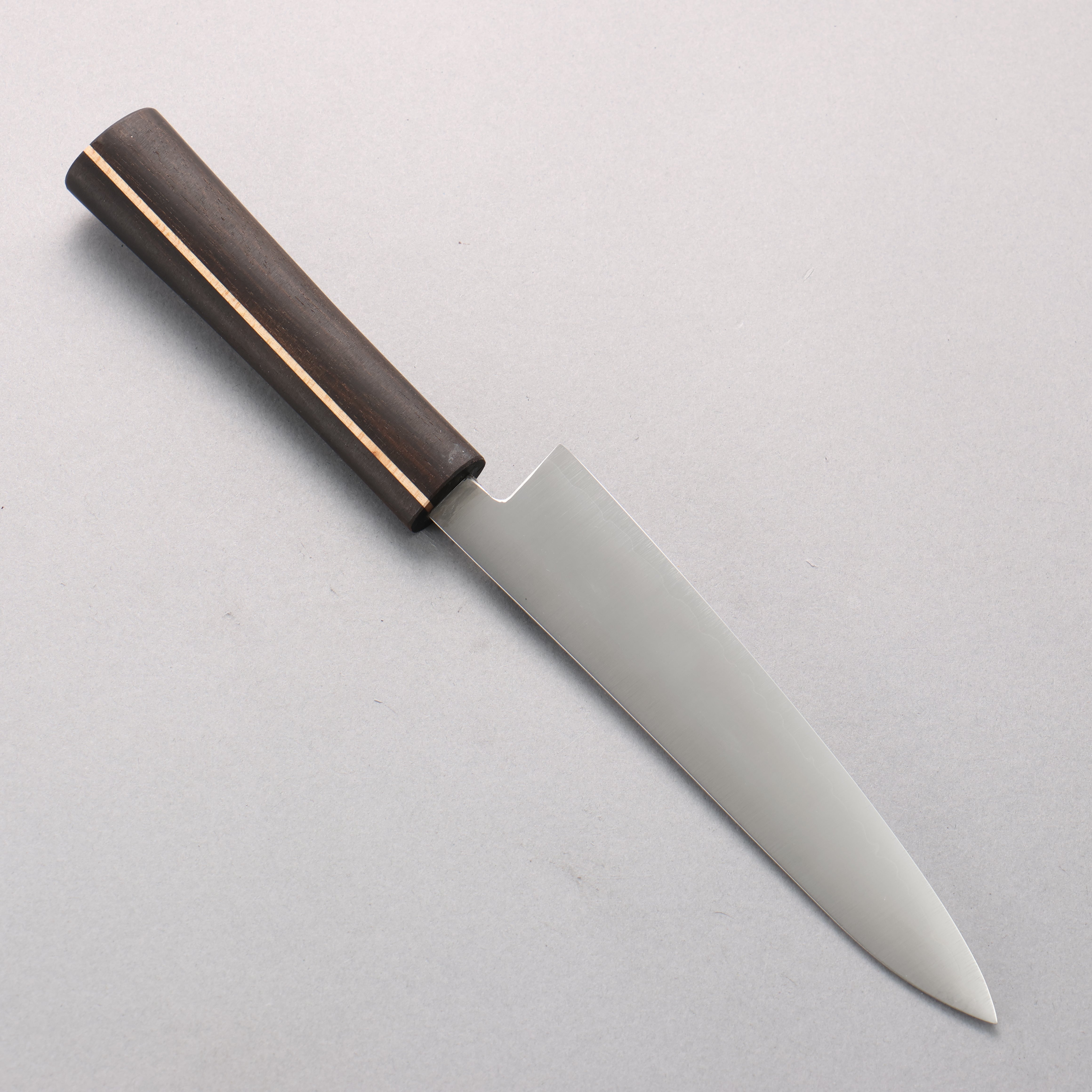 Shigeki Tanaka Majiro Silver Steel No.3 Petty-Utility 150mm Ebony Wood Handle - Seisuke Knife