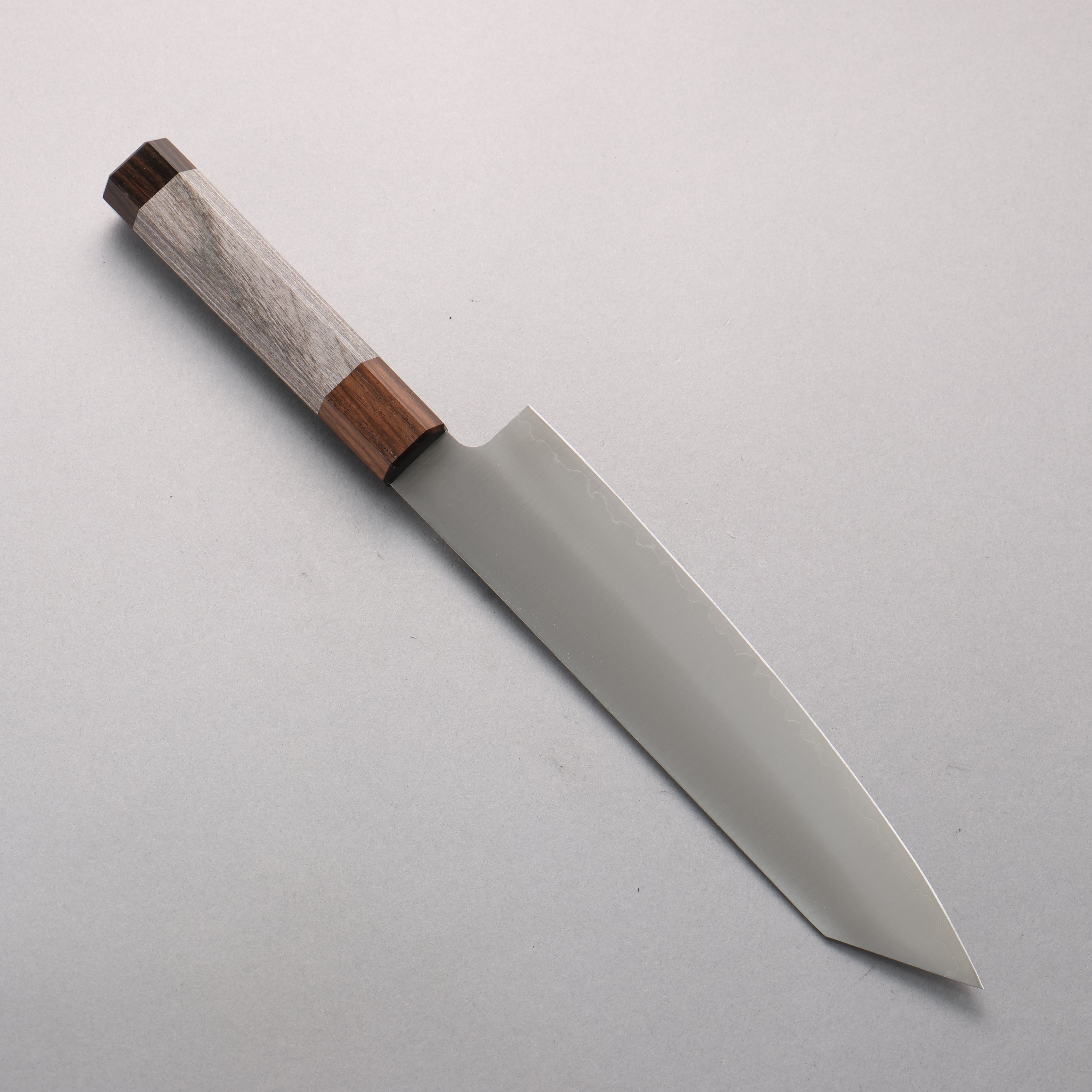 Kanetsune SG2 Kiritsuke Gyuto 210mm Gray Pakka wood Handle - Seisuke Knife