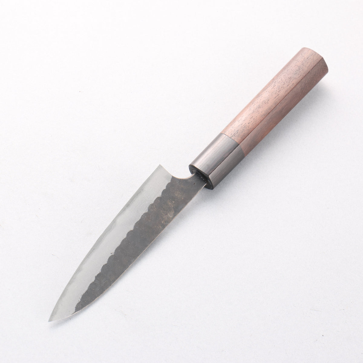 Anryu Blue Super Hammered Kurouchi Petty-Utility 120mm Shitan Handle - Seisuke Knife