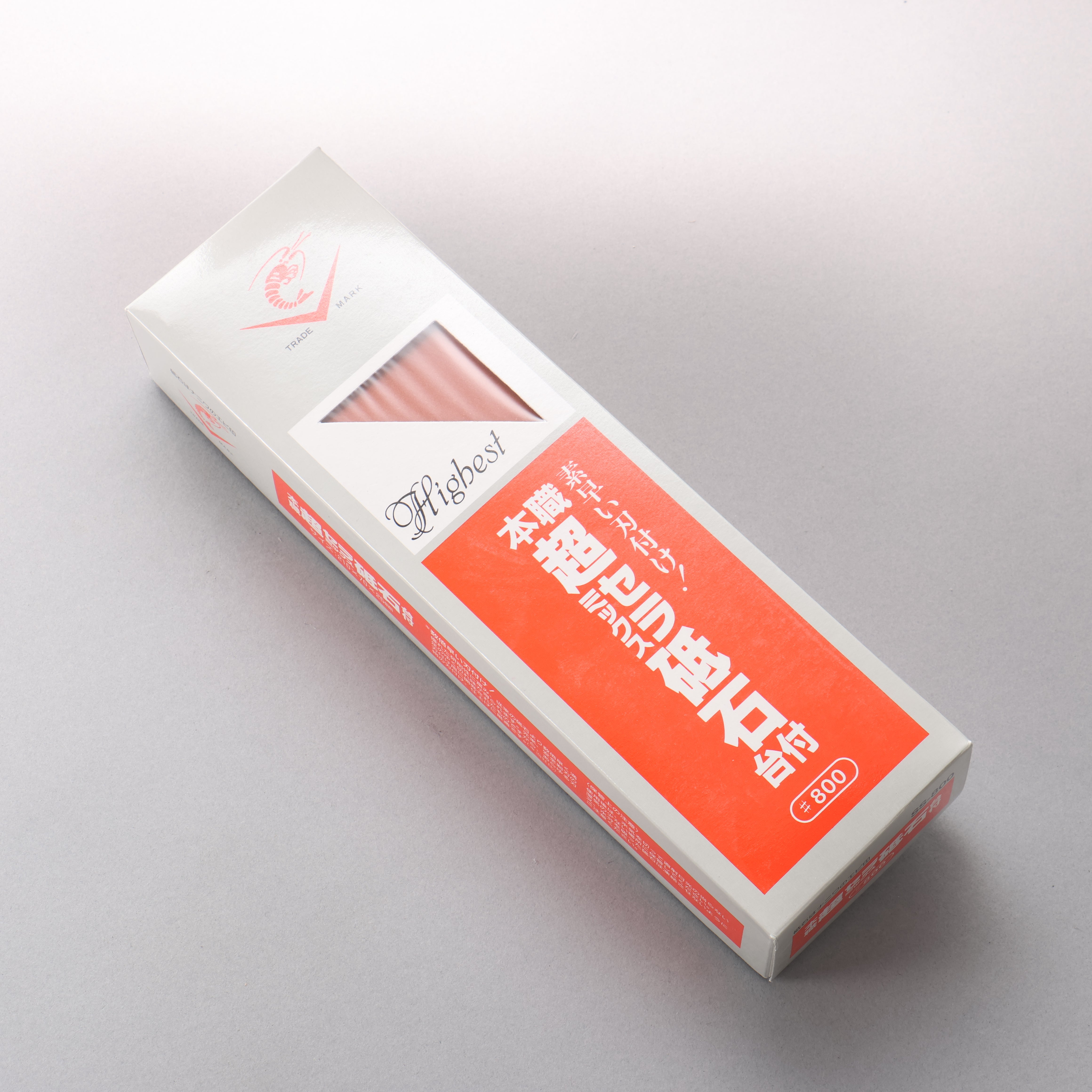 Naniwa Chou Ceramics with Base Sharpening Stone #800 SS-800 210 x 70 x 25mm - Seisuke Knife