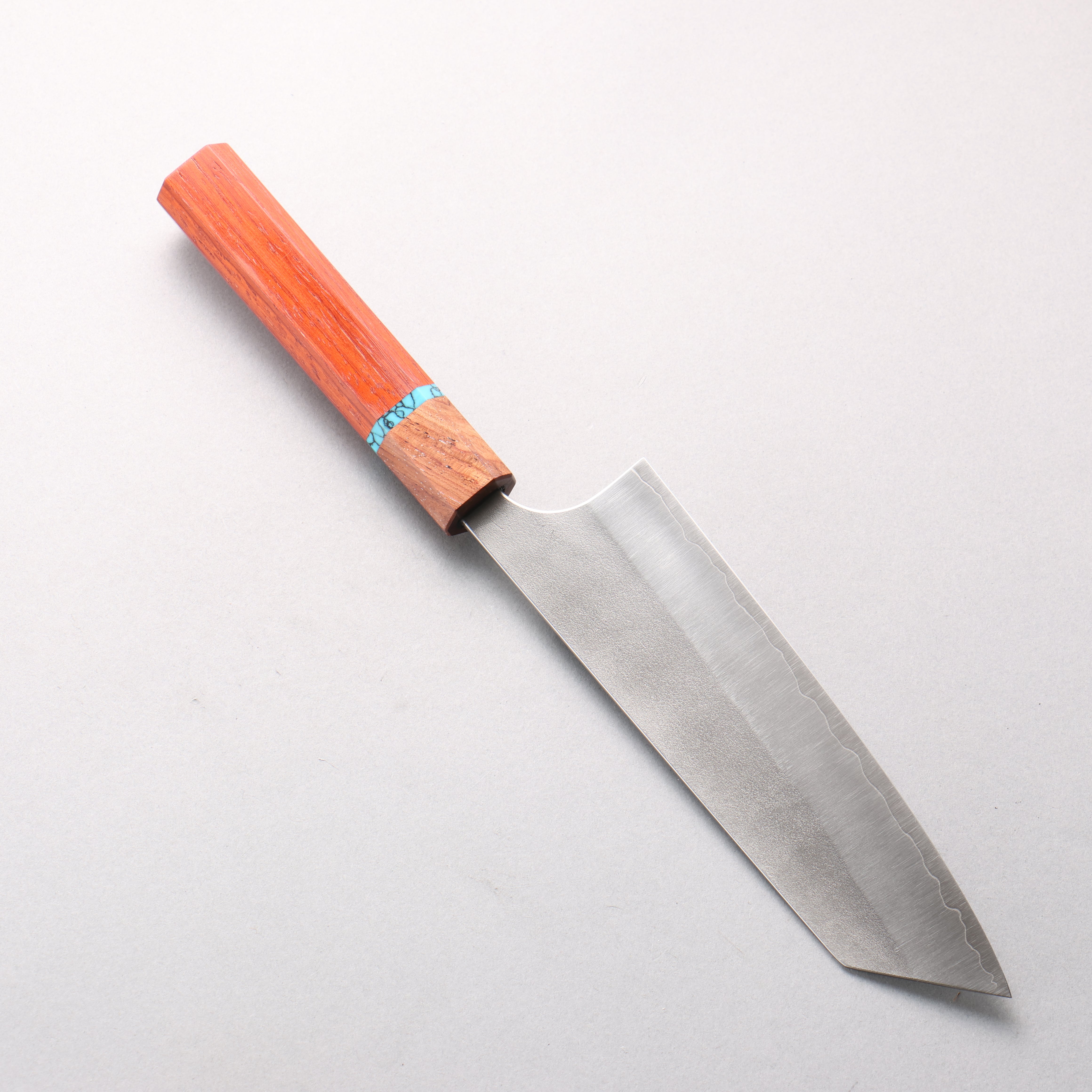 Yoshimi Kato SG2 Nashiji Bunka 170mm Padoauk(Turquoise Ring) Handle