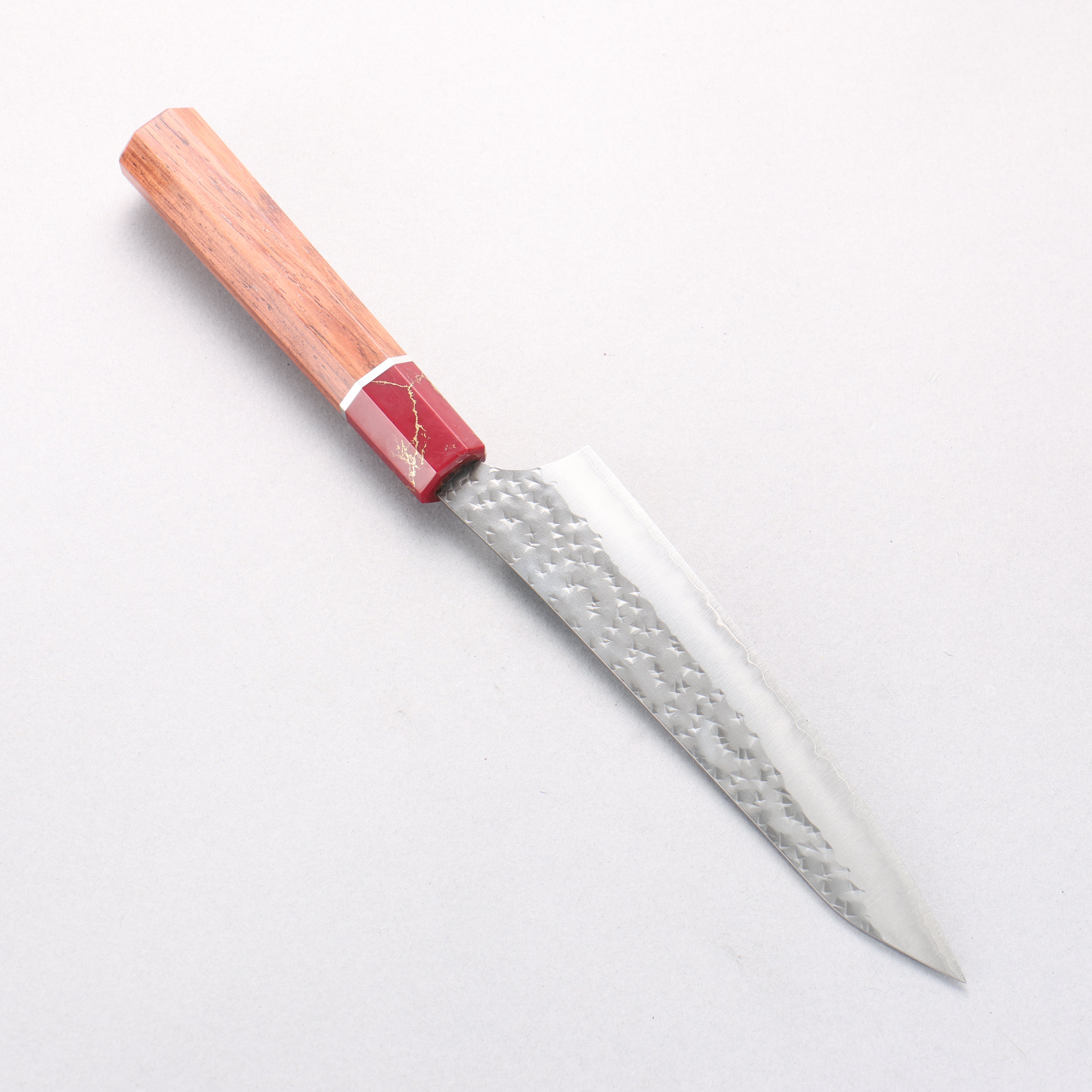 Yu Kurosaki Senko Ei SG2 Hammered Petty-Utility 150mm Rosewood (Ferrule: Red Turquoise) Handle - Seisuke Knife