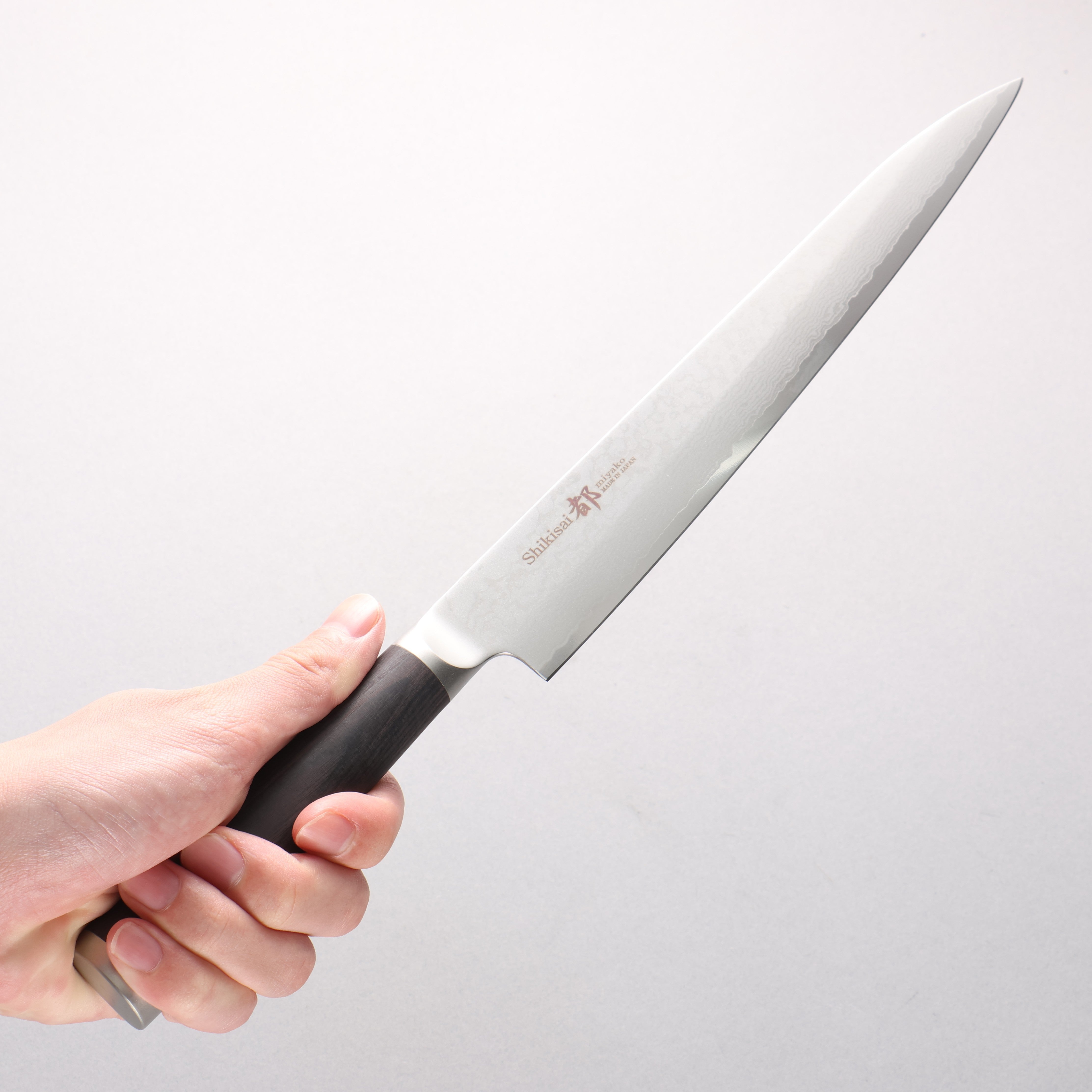 Miyako AUS8 33 Layer Damascus Yanagiba 240mm - Seisuke Knife