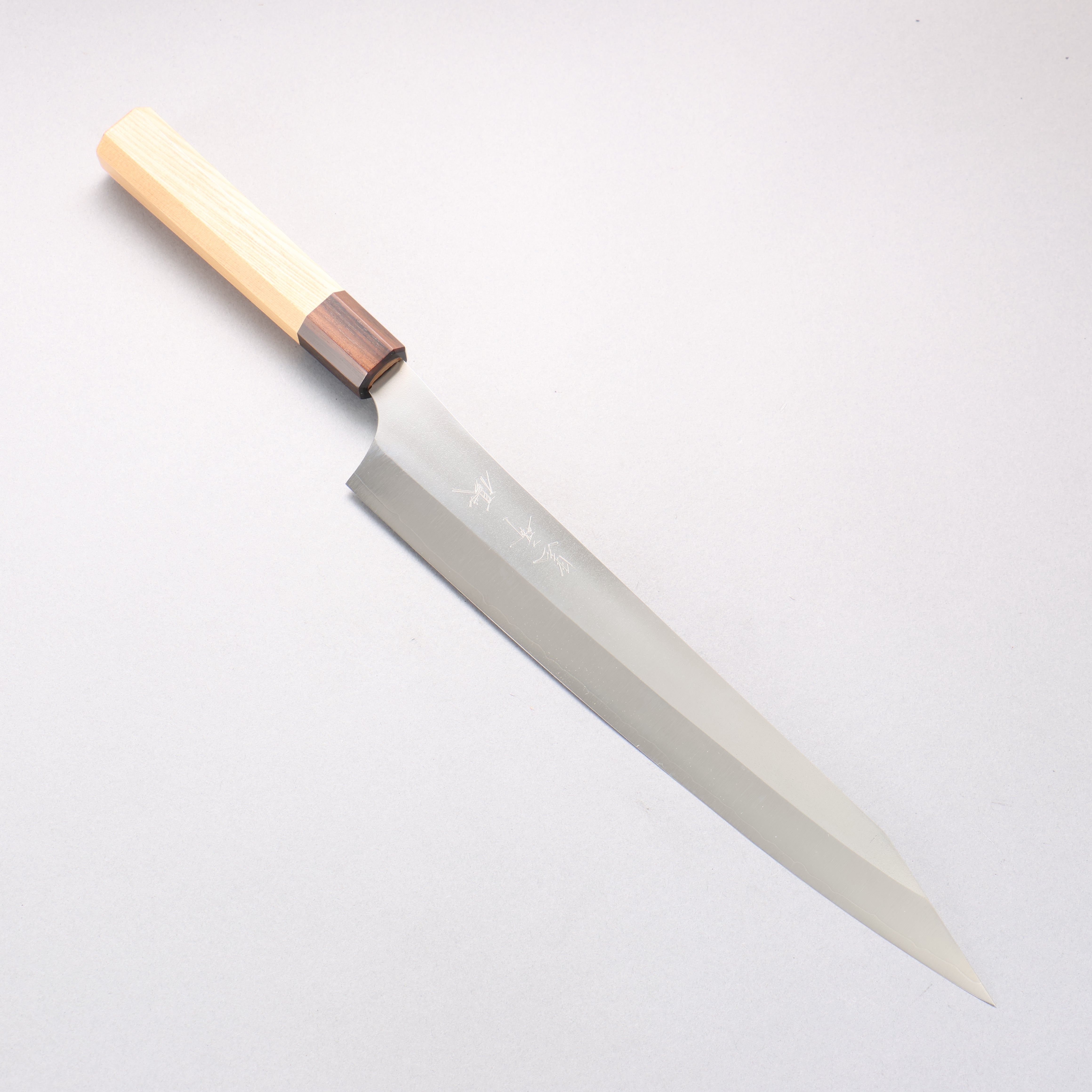 Yu Kurosaki New Gekko VG-XEOS Sujihiki 270mm Aomori Hiba Handle - Seisuke Knife