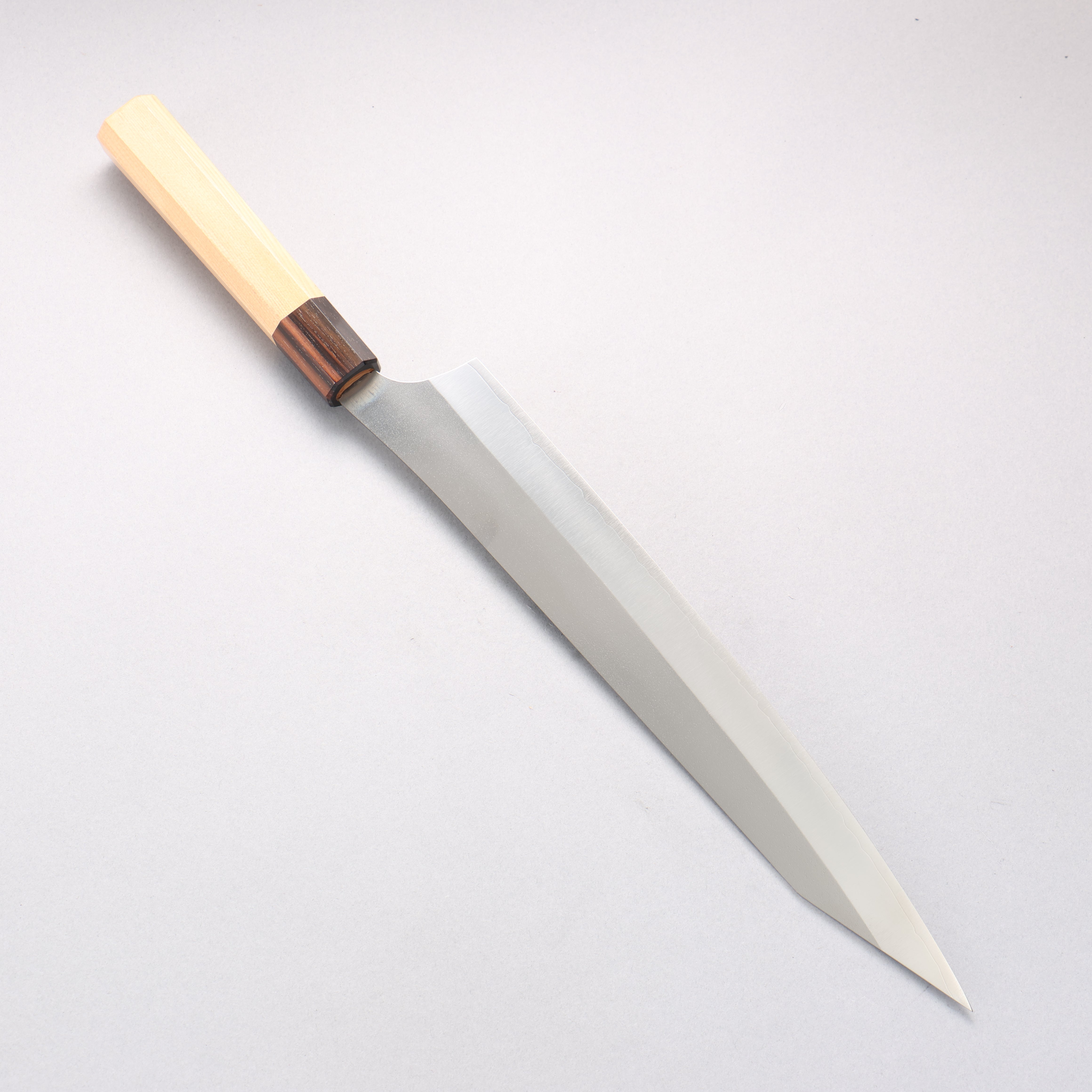 Yu Kurosaki New Gekko VG-XEOS Sujihiki 270mm Aomori Hiba Handle - Seisuke Knife