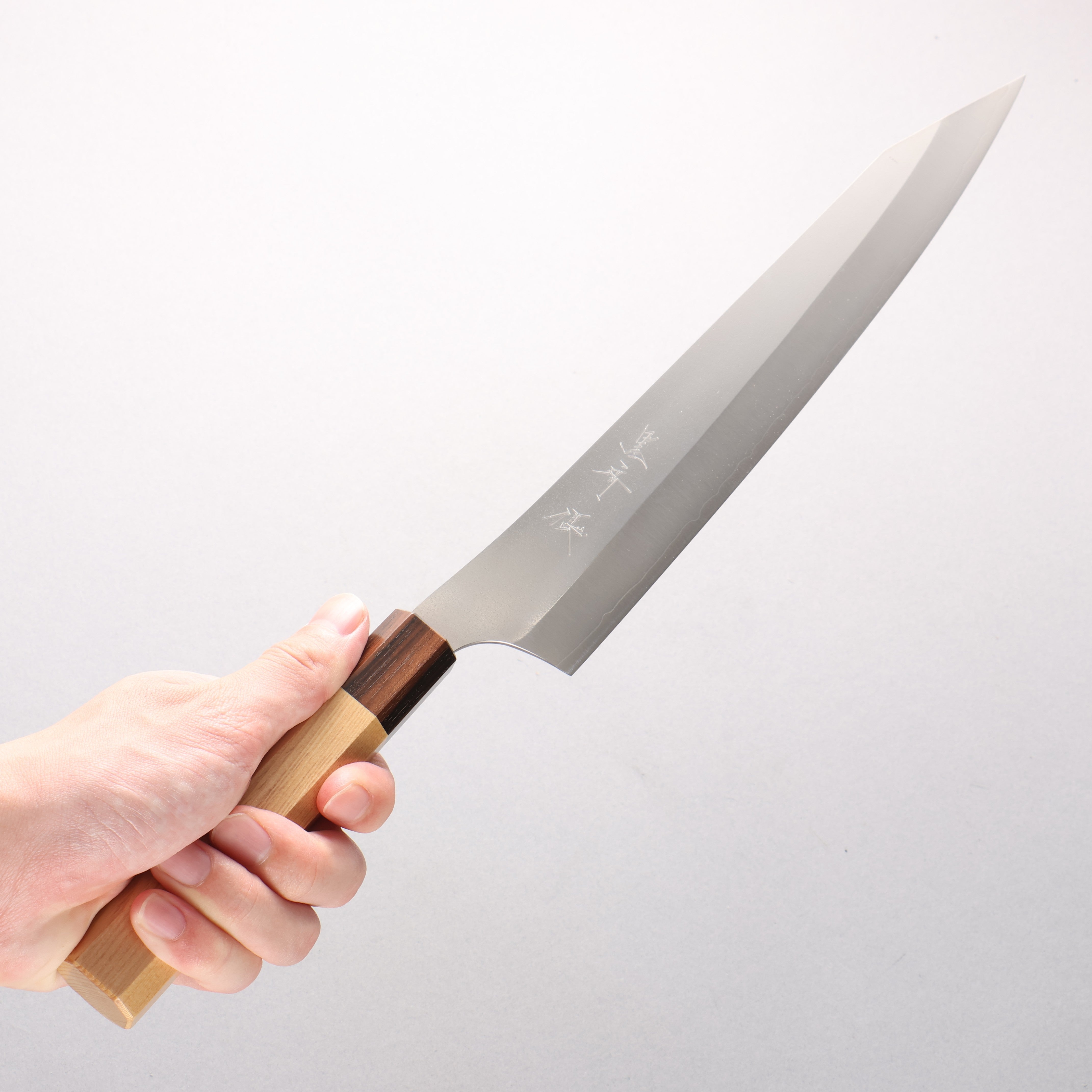 Yu Kurosaki New Gekko VG-XEOS Sujihiki 270mm Aomori Hiba Handle - Seisuke Knife