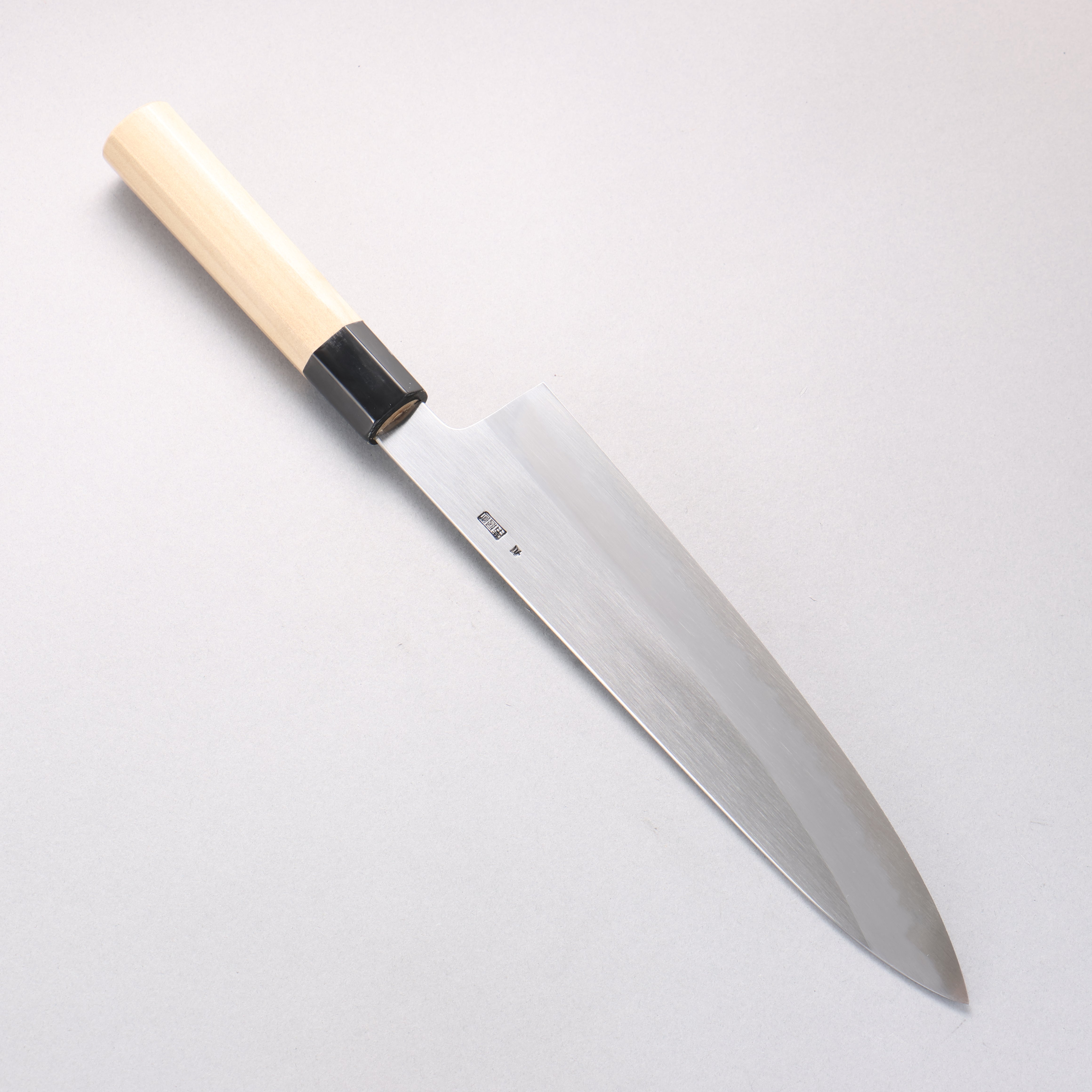 Kikuzuki White Steel No.2 Kasumitogi Gyuto 240mm Magnolia Handle - Seisuke Knife
