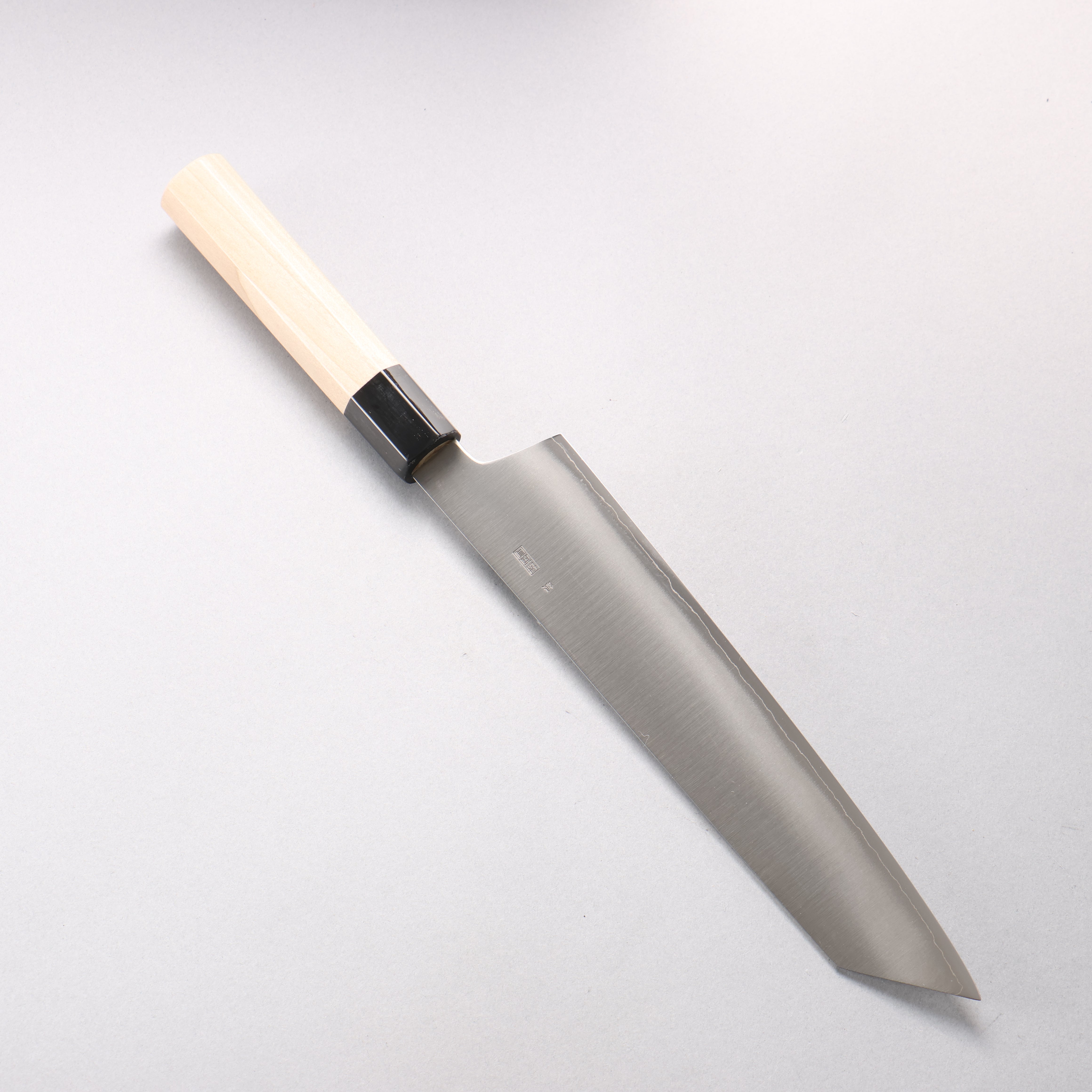 Kikuzuki Silver Steel No.3 Bokashi Kiritsuke Gyuto 240mm Magnolia Handle - Seisuke Knife