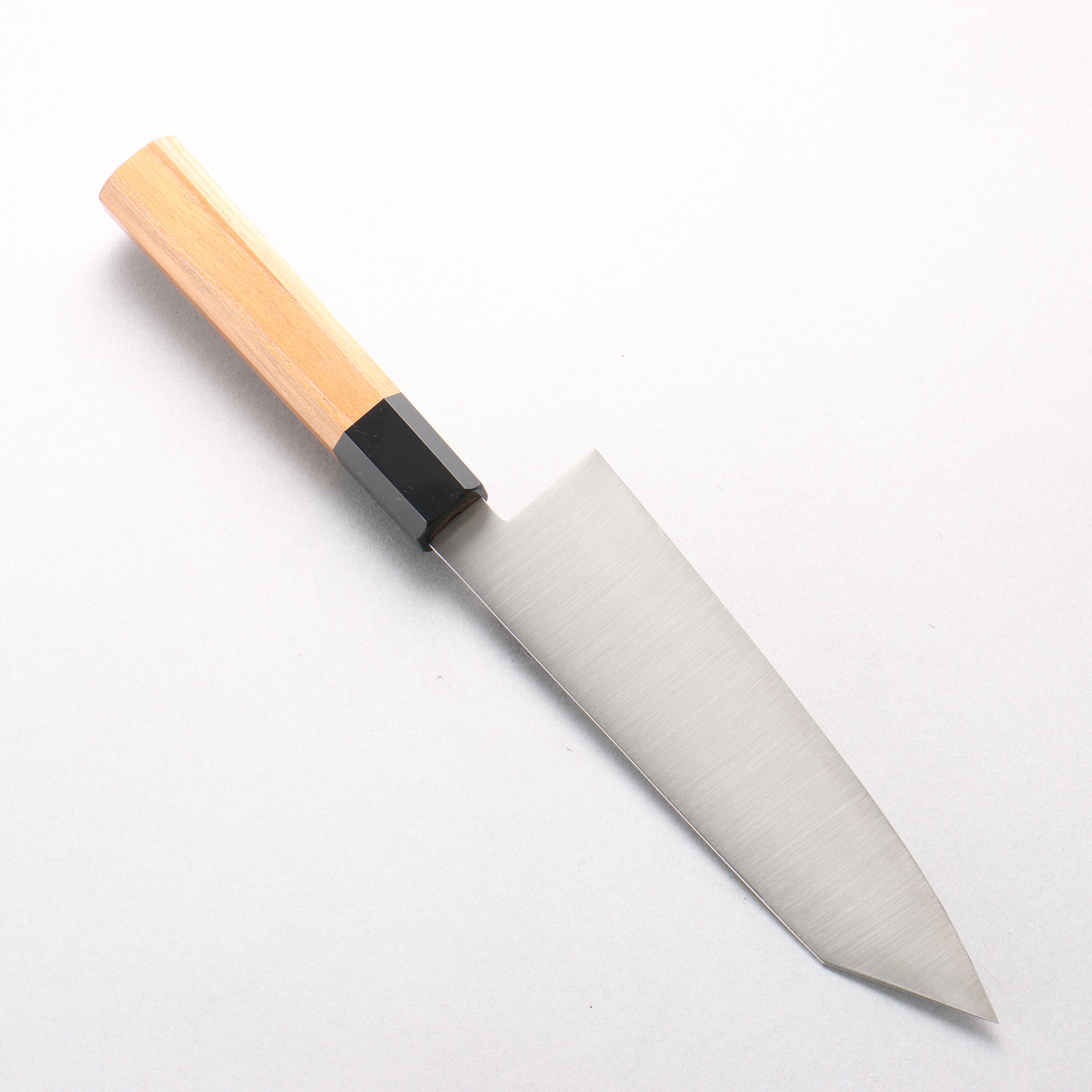 Seisuke Stainless Steel Kiritsuke Santoku 180mm Teak Handle - Seisuke Knife
