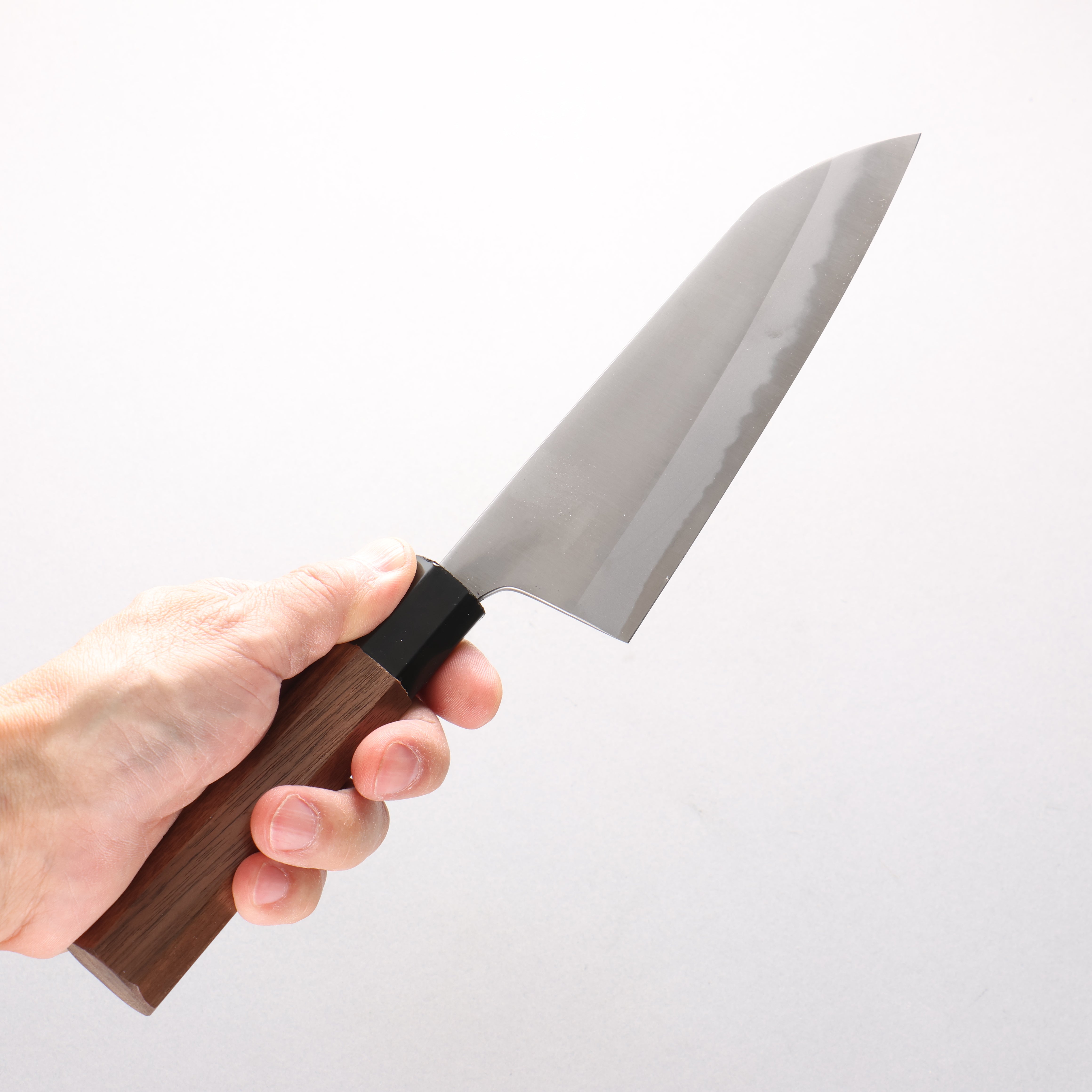 Daisuke Nishida White Steel No.1 Migaki Gyuto 165mm Walnut Handle - Seisuke Knife