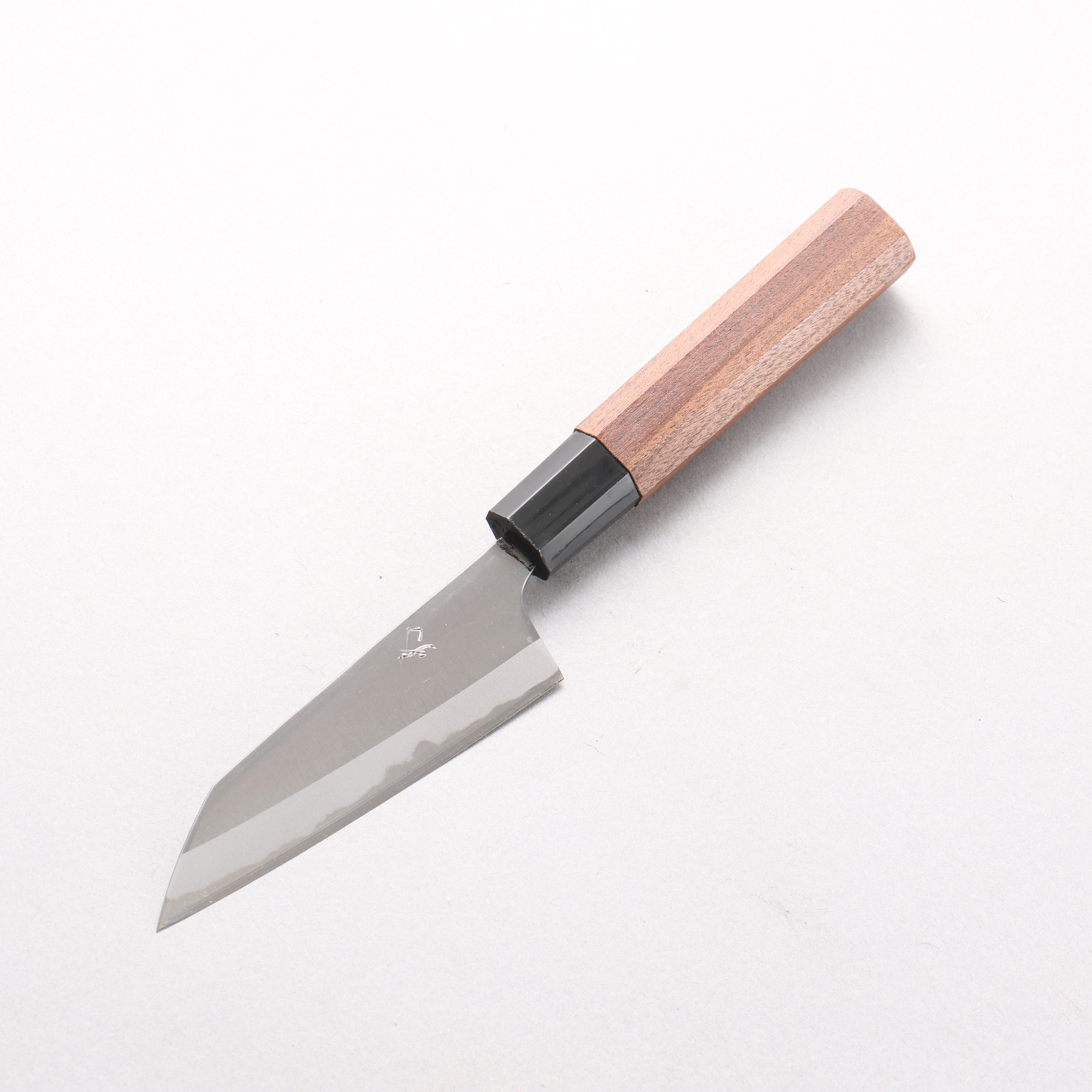 Daisuke Nishida White Steel No.1 Migaki Petty-Utility 100mm Walnut Handle - Seisuke Knife