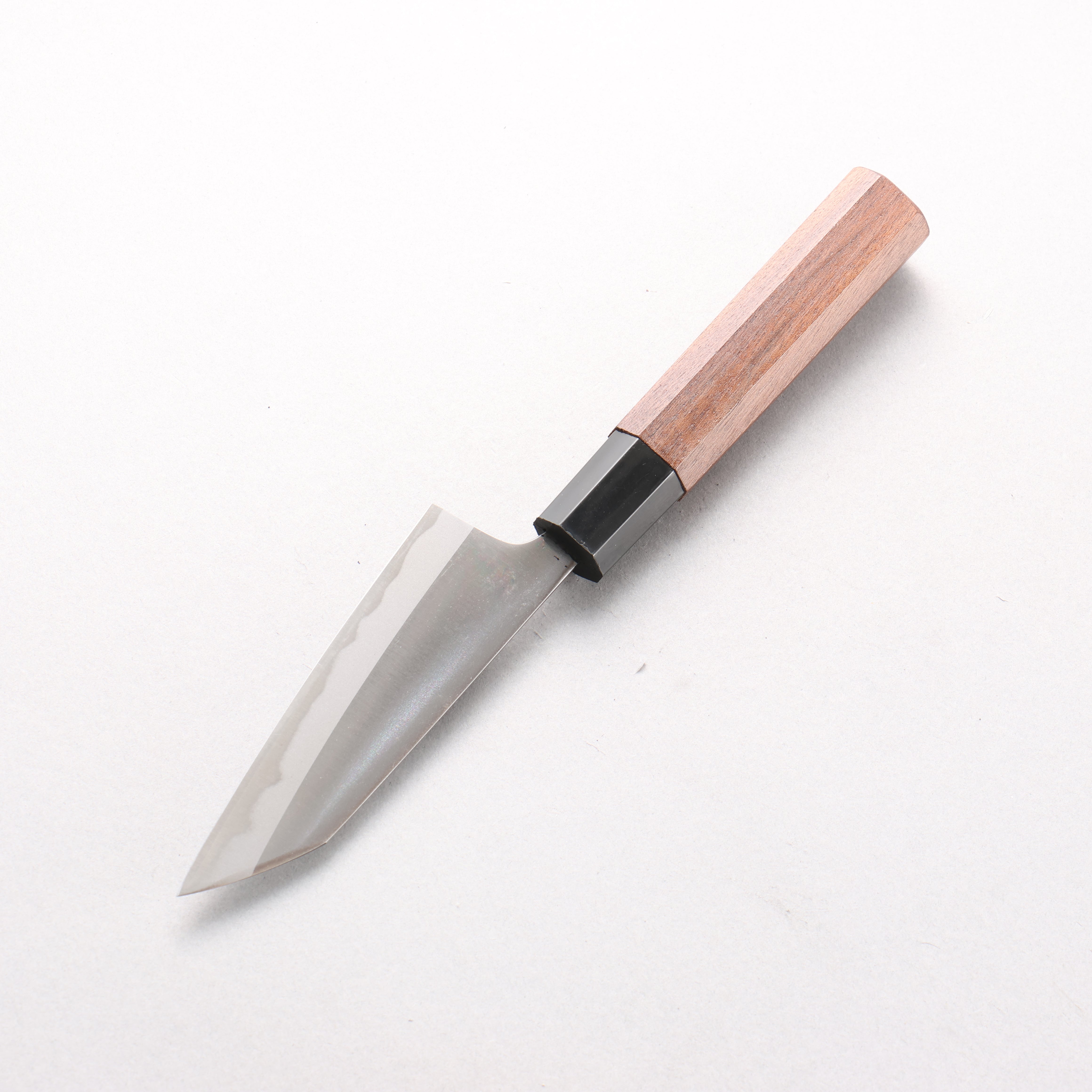 Daisuke Nishida White Steel No.1 Migaki Petty-Utility 100mm Walnut Handle - Seisuke Knife