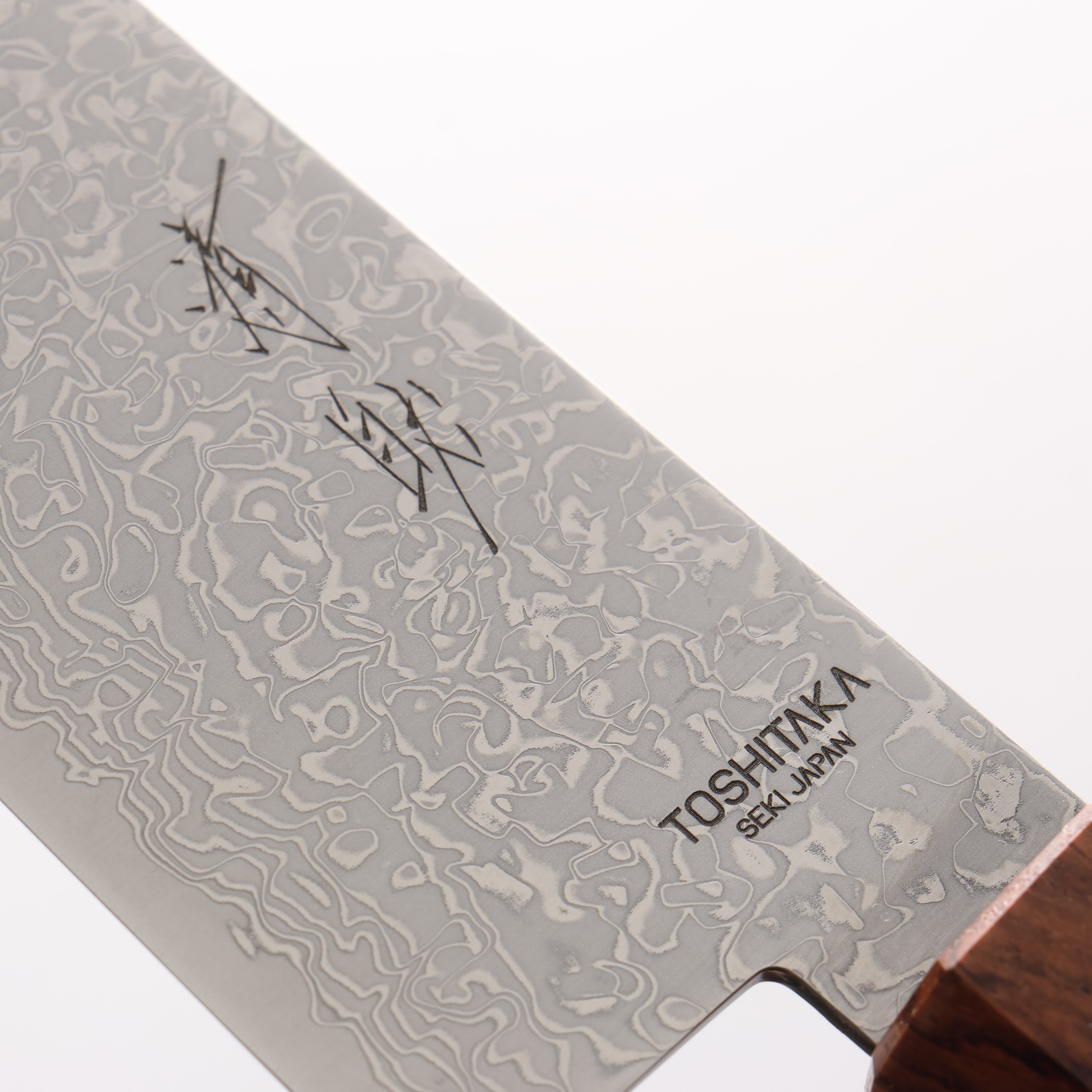 Toshitaka VG10 15 Layer Damascus Gyuto 210mm Wenge with Cherry Ring (ferrule: Rosewood) Handle - Seisuke Knife
