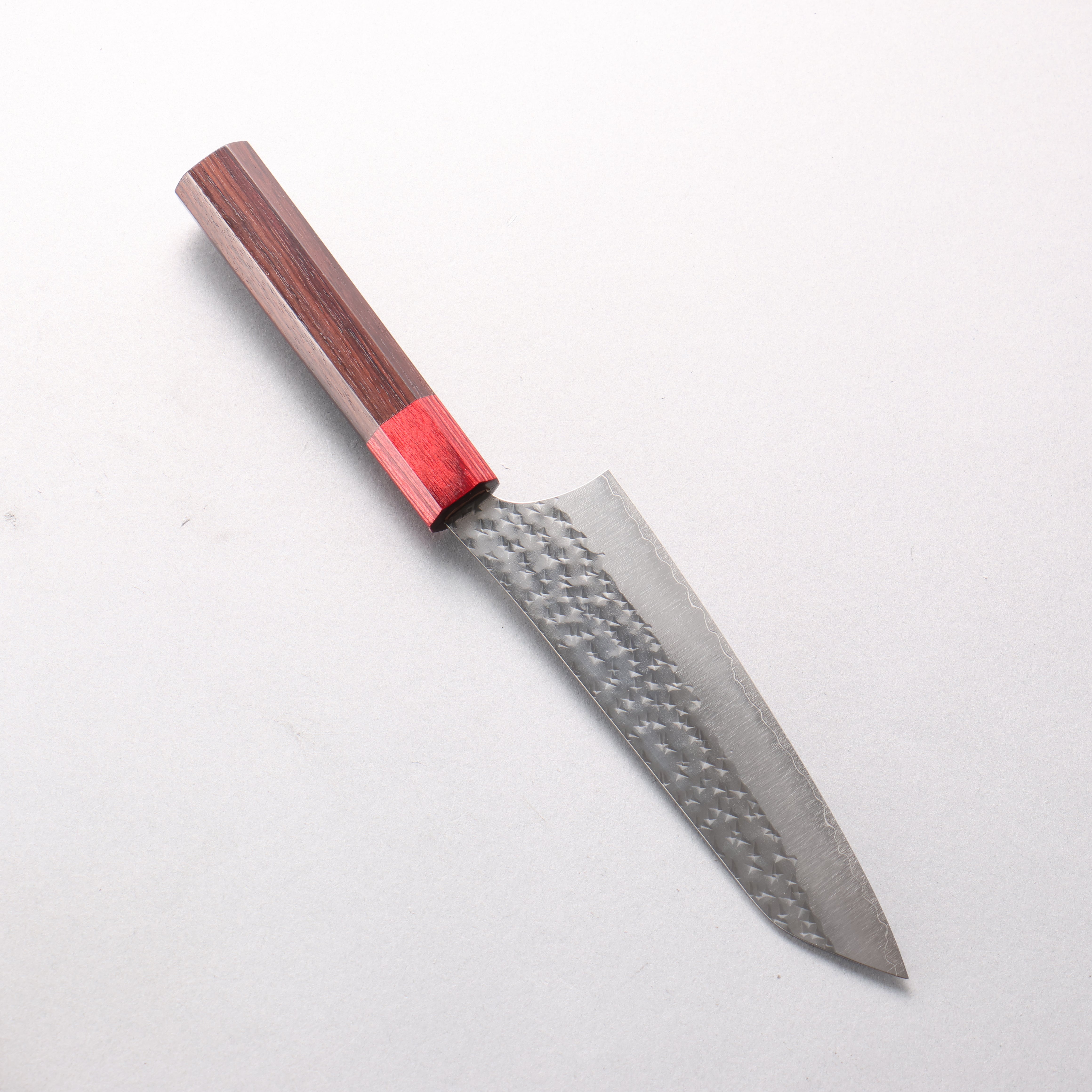 Yu Kurosaki Senko Ei SG2 Hammered Small Bunka 150mm Rosewood (ferrule: Red Pakka wood) Handle