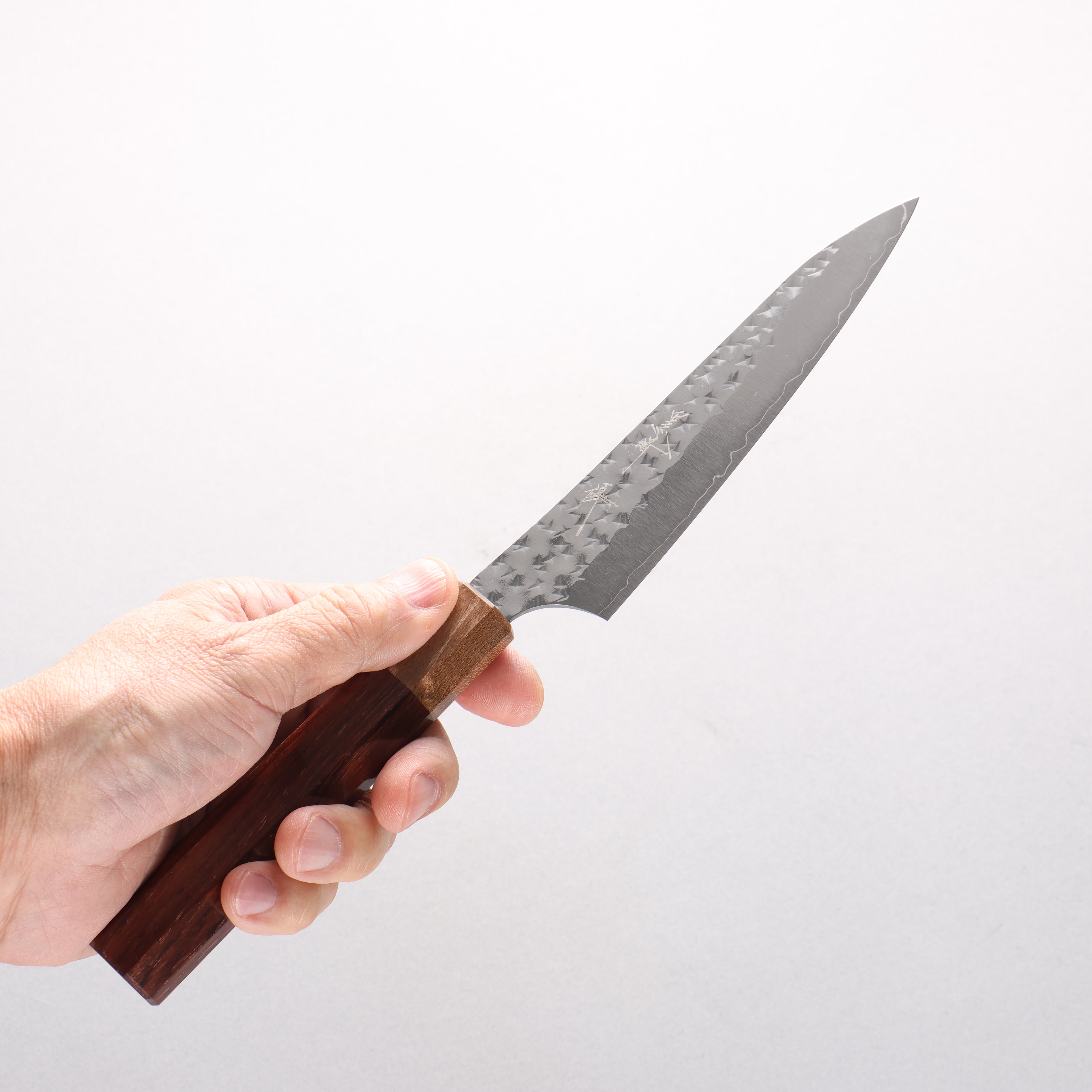 Yu Kurosaki Senko Ei SG2 Hammered Petty-Utility 130mm Rosewood (ferrule: Maple) Handle Txispa - Seisuke Knife