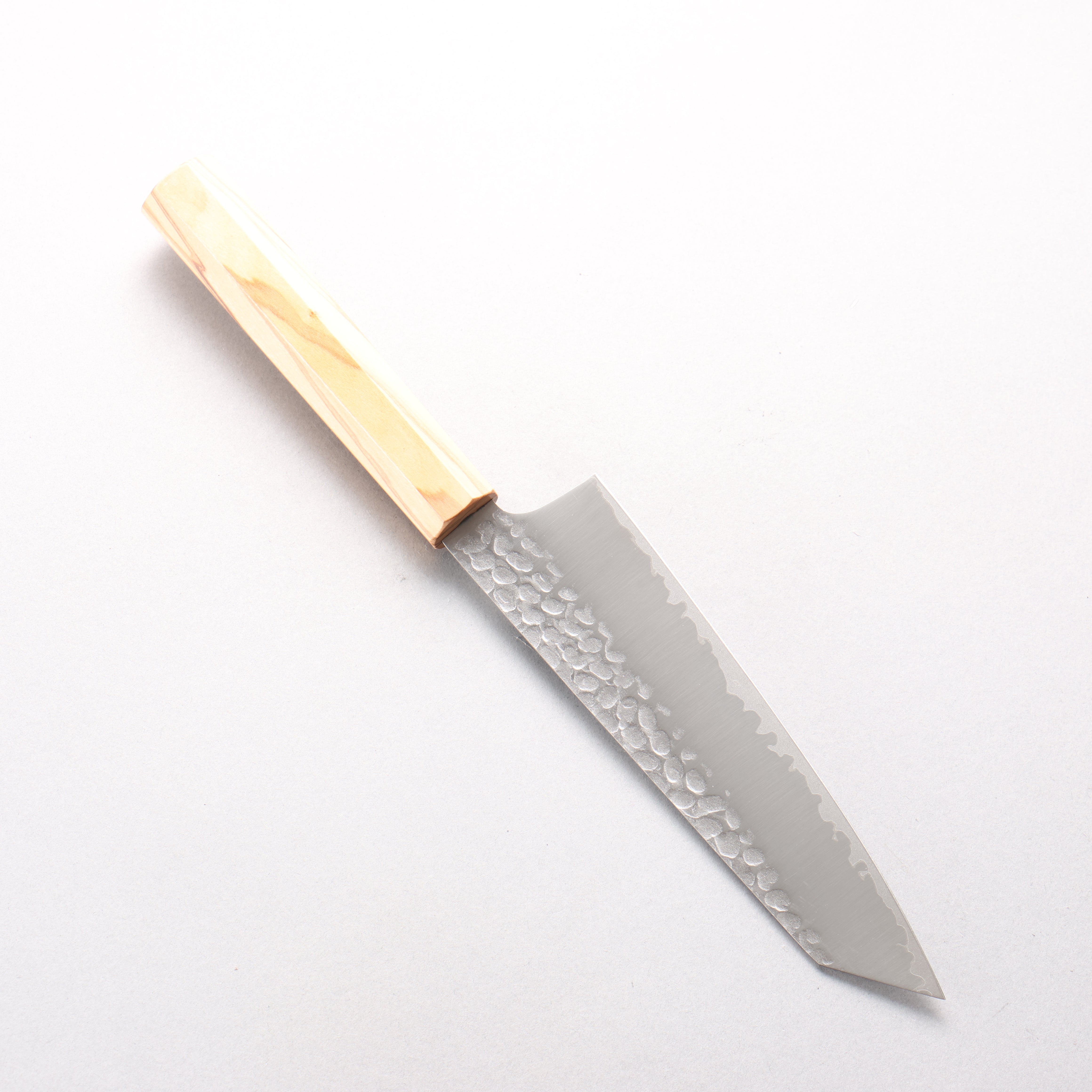 Oul VG10 Hammered Kiritsuke Santoku 165mm Olive tree Handle - Seisuke Knife