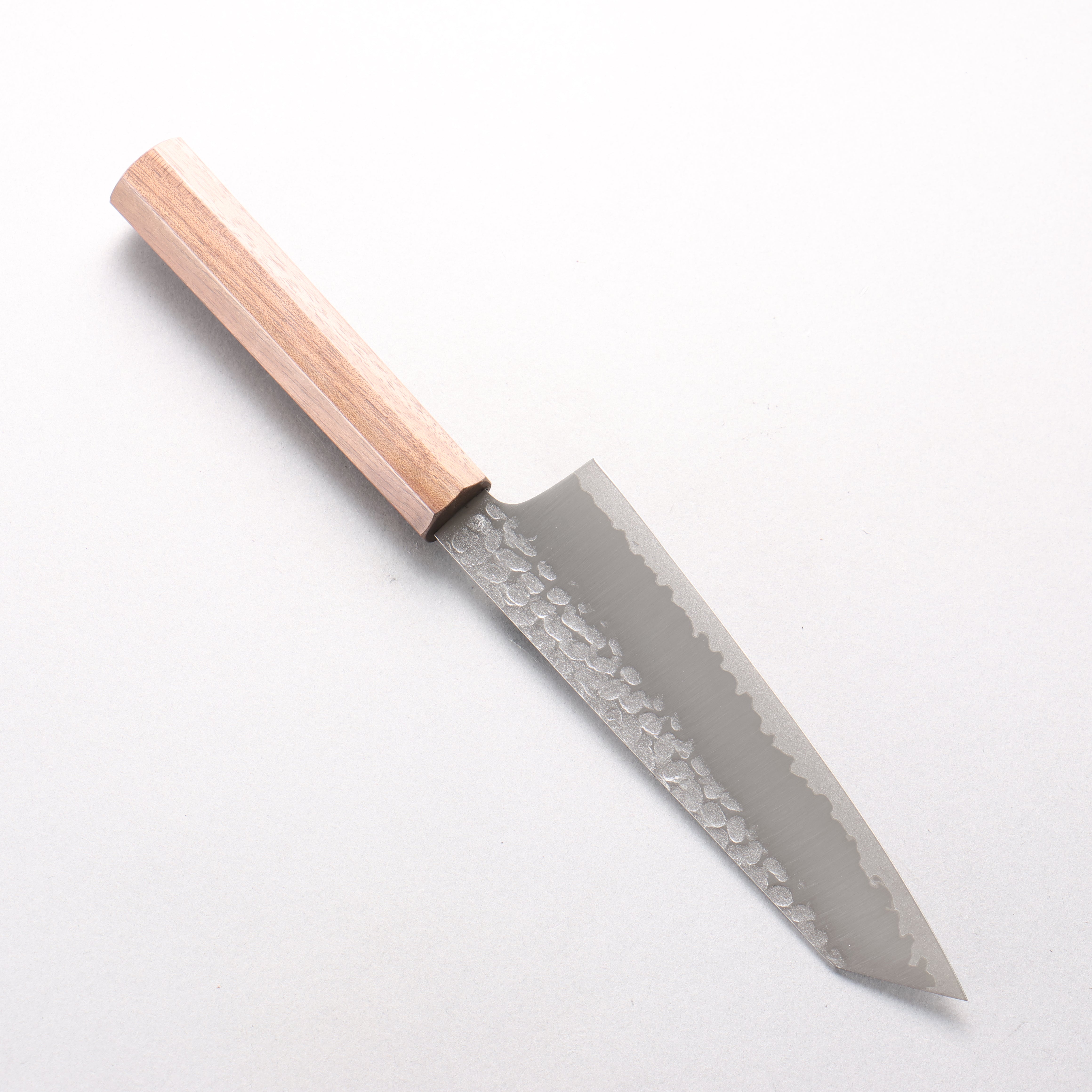 Oul VG10 Hammered Kiritsuke Santoku 165mm Walnut Handle - Seisuke Knife