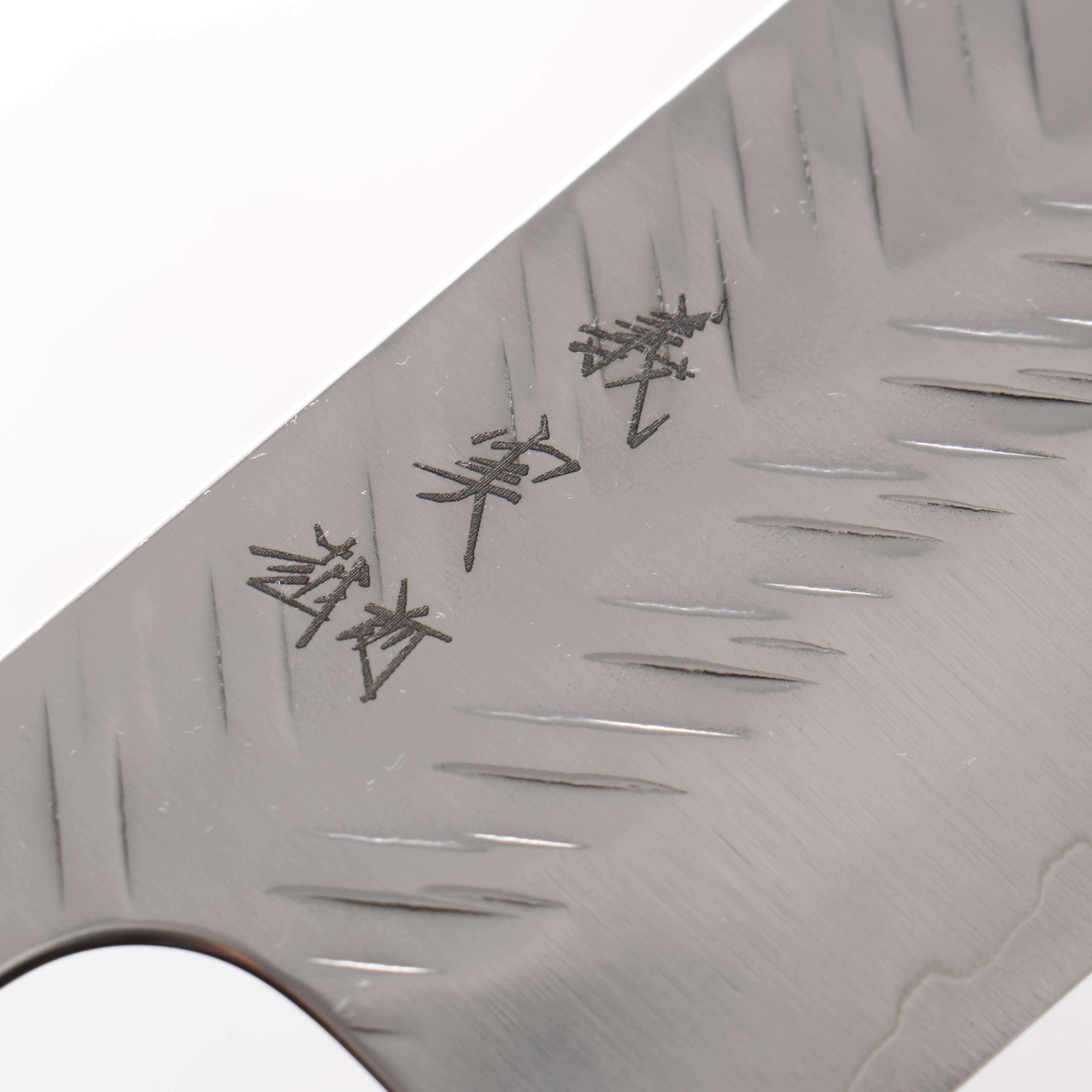 Yoshimi Kato SPG STRIX Hammered (V) Nakiri 165mm Olive Tree and Blue Resin Handle