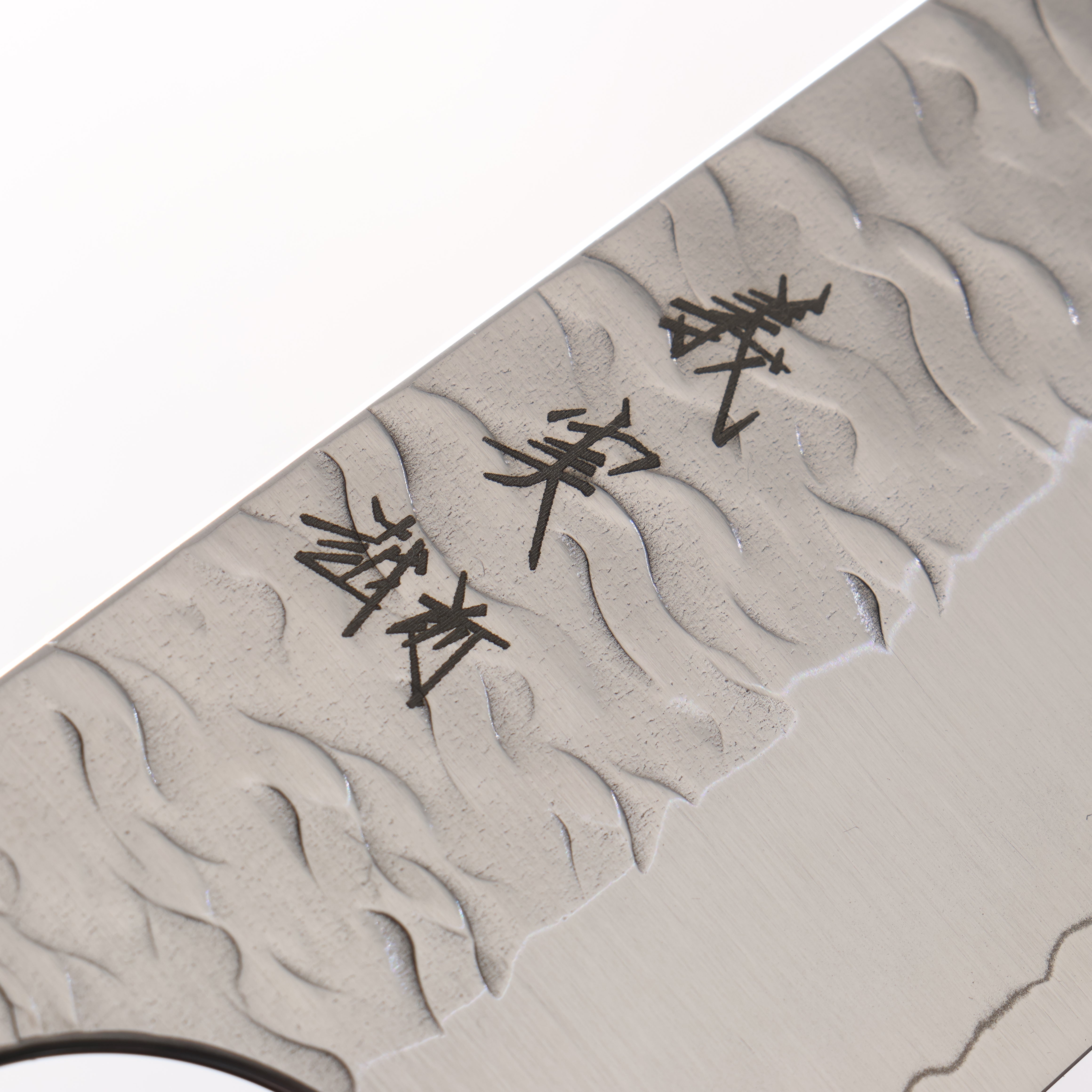 Yoshimi Kato Nami SPG STRIX Hammered Bunka 170mm Cocobolo (ferrule: White Water Buffalo Horn) Handle