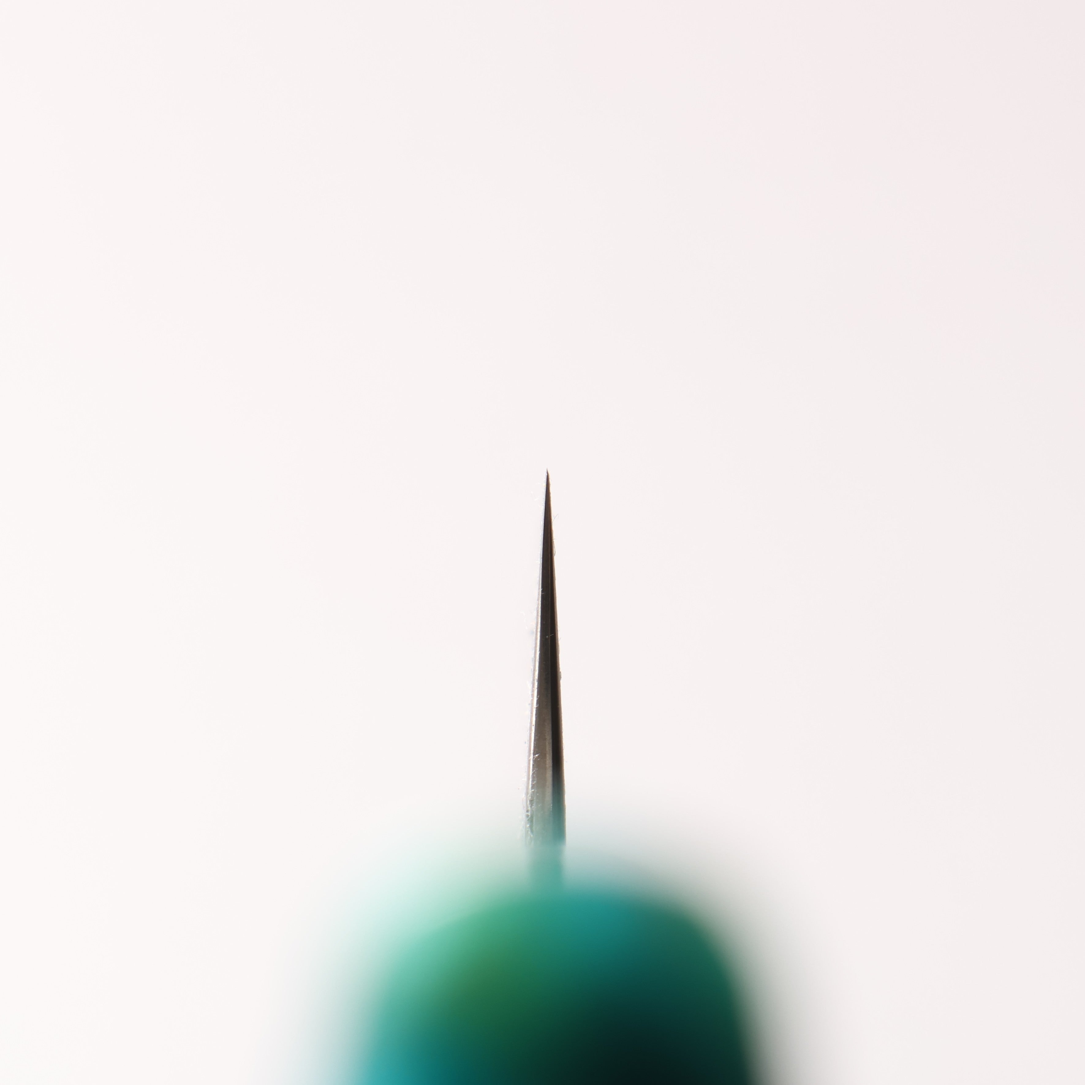 Yoshimi Kato SG2 Black Damascus Kiritsuke Petty-Utility 150mm Stabilized Birch with Emerald Green Resin Handle