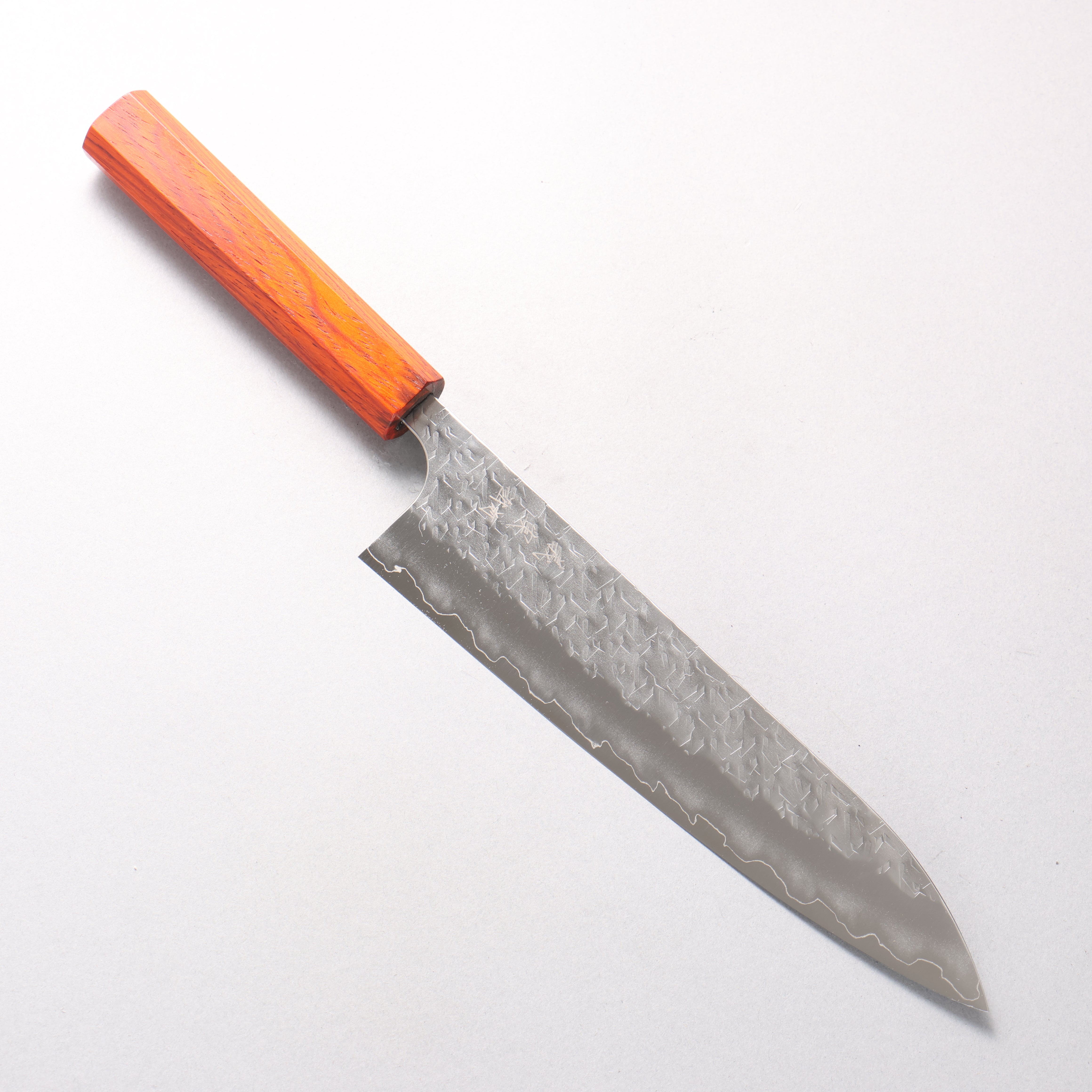 Yoshimi Kato Hyo SG2 Hammered Gyuto 210mm Cocobolo Handle