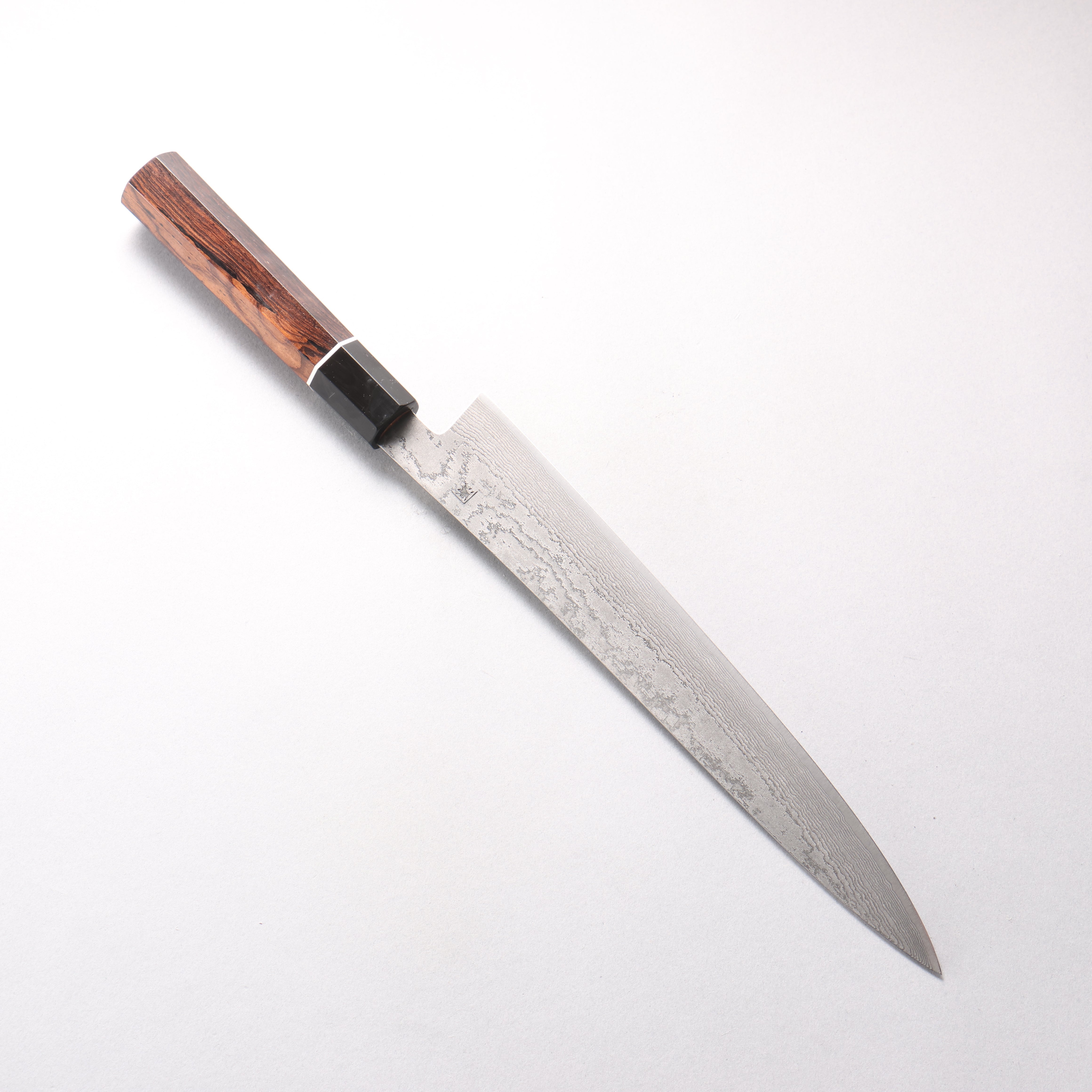 Shigeki Tanaka Habakiri SG2 Damascus Slicer 270mm Ebony Wood Handle