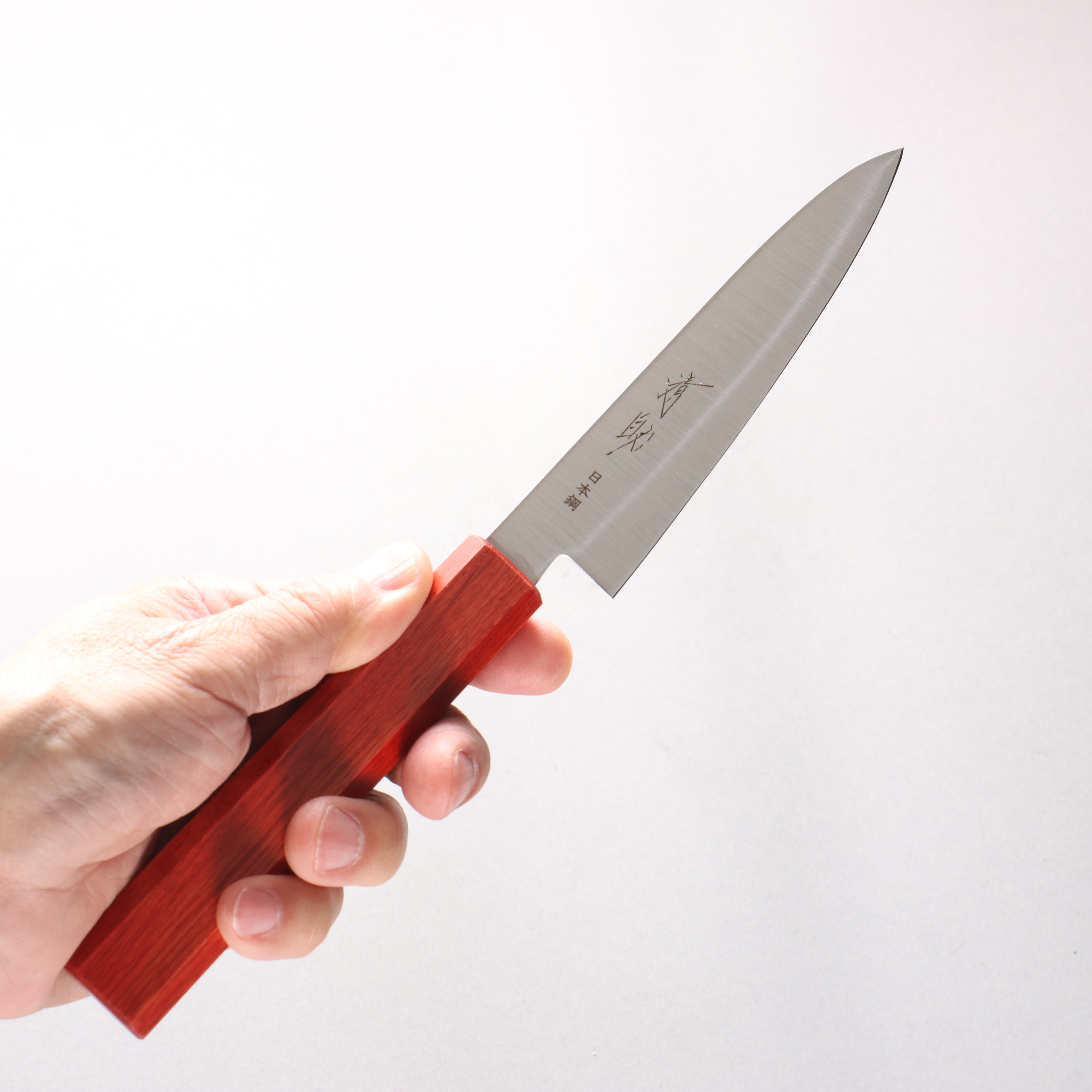 Seisuke SK-4 Petty-Utility 120mm Wood (Smokey Red) Handle