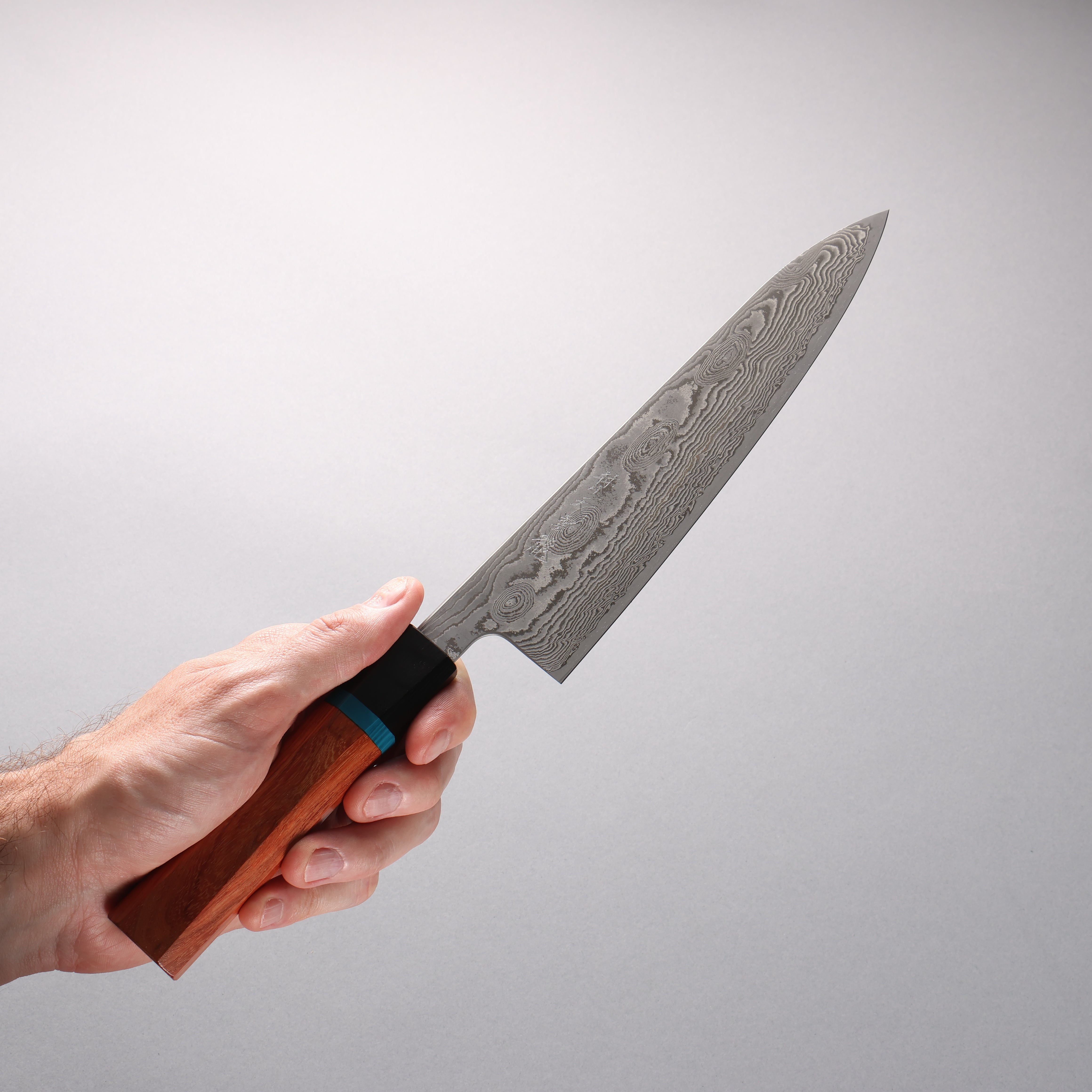 Ryusen Bonten Unryu Kai VG10 63 Layer Damascus Gyuto 210mm Chinese Quince Handle