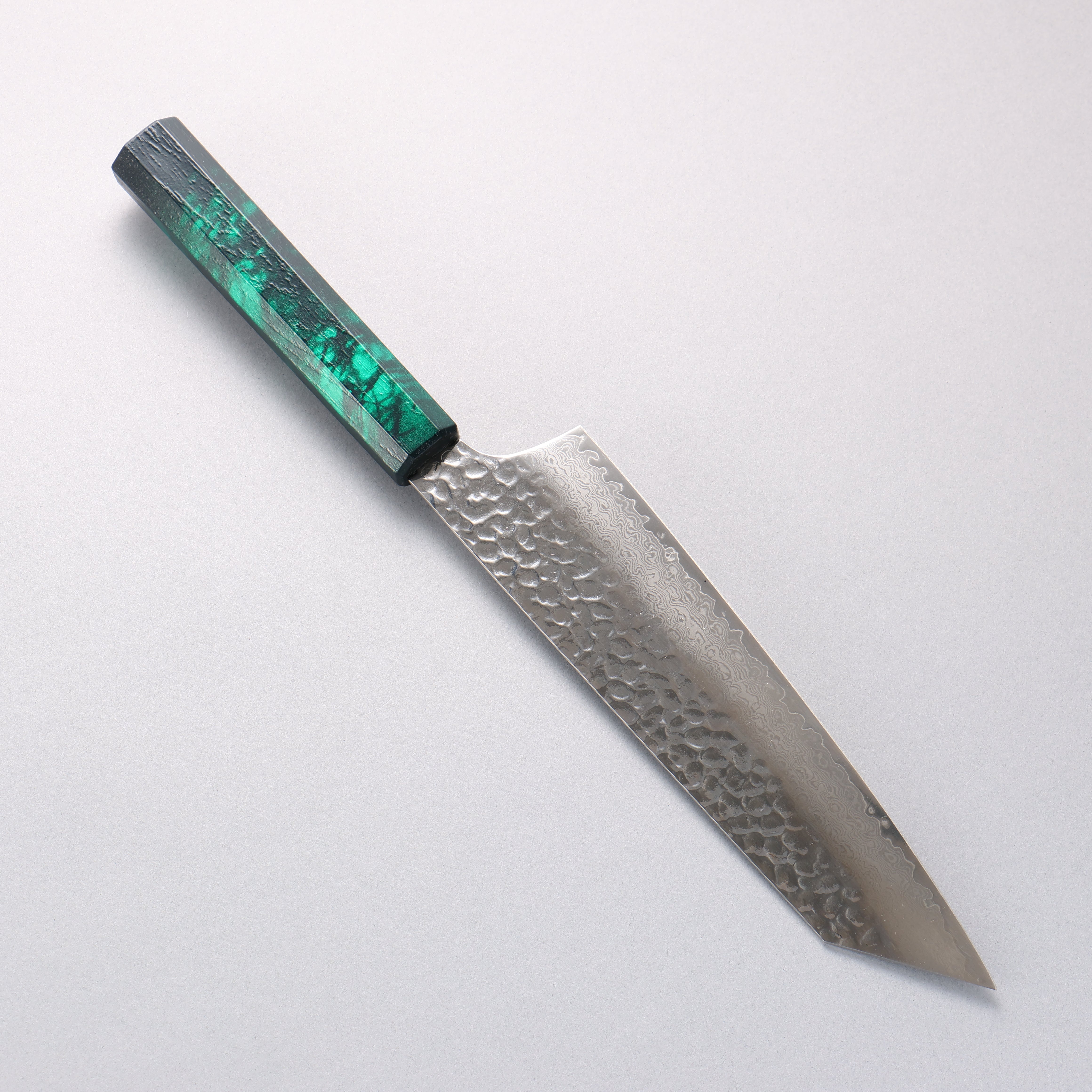 Sakai Takayuki Nanairo VG10 33 Layer Kengata Gyuto 190mm Green Tortoiseshell ABS Resin Handle - Seisuke Knife