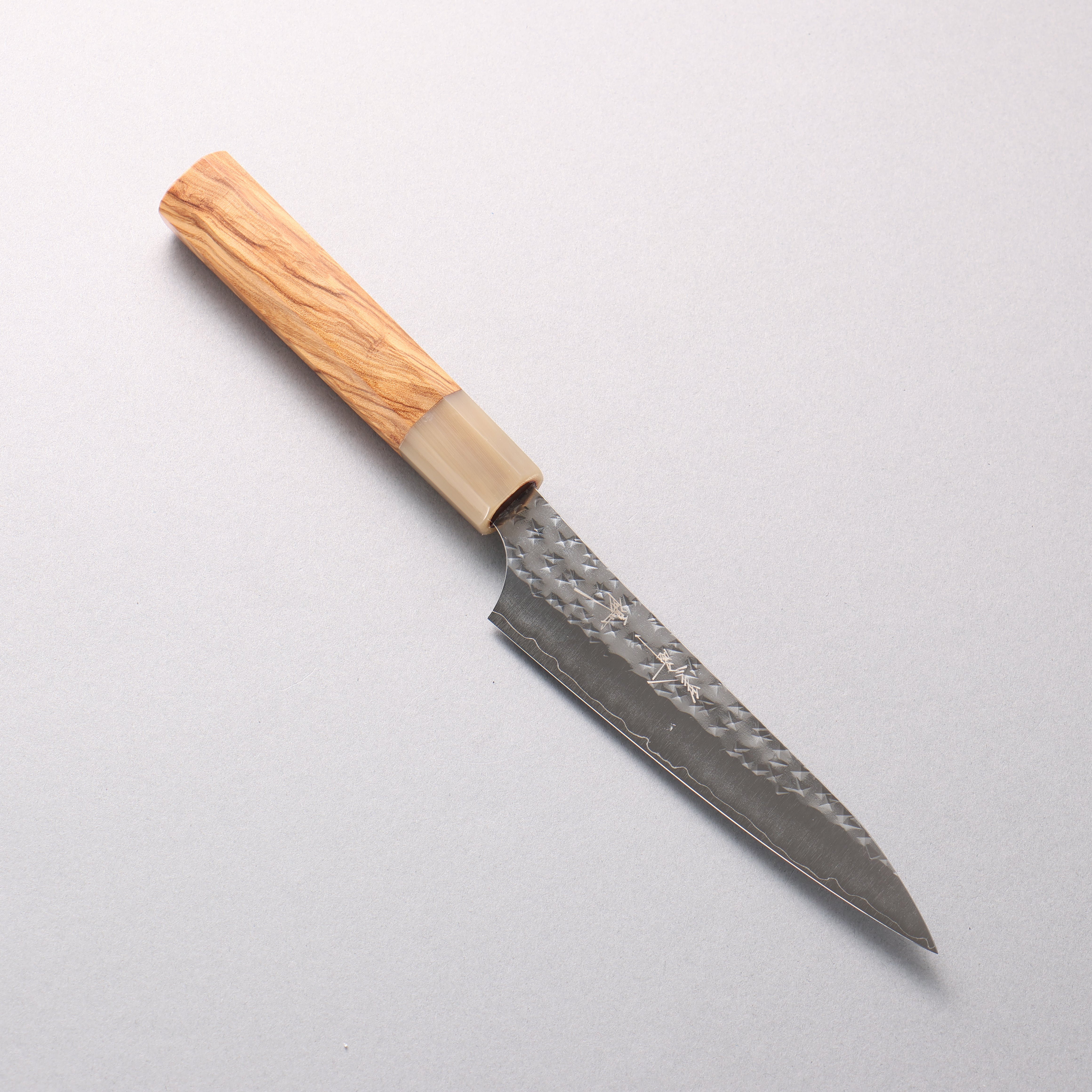 Yu Kurosaki Senko Ei SG2 Hammered Petty-Utility 130mm Olive tree (ferrule: Water Buffalo Horn) Handle