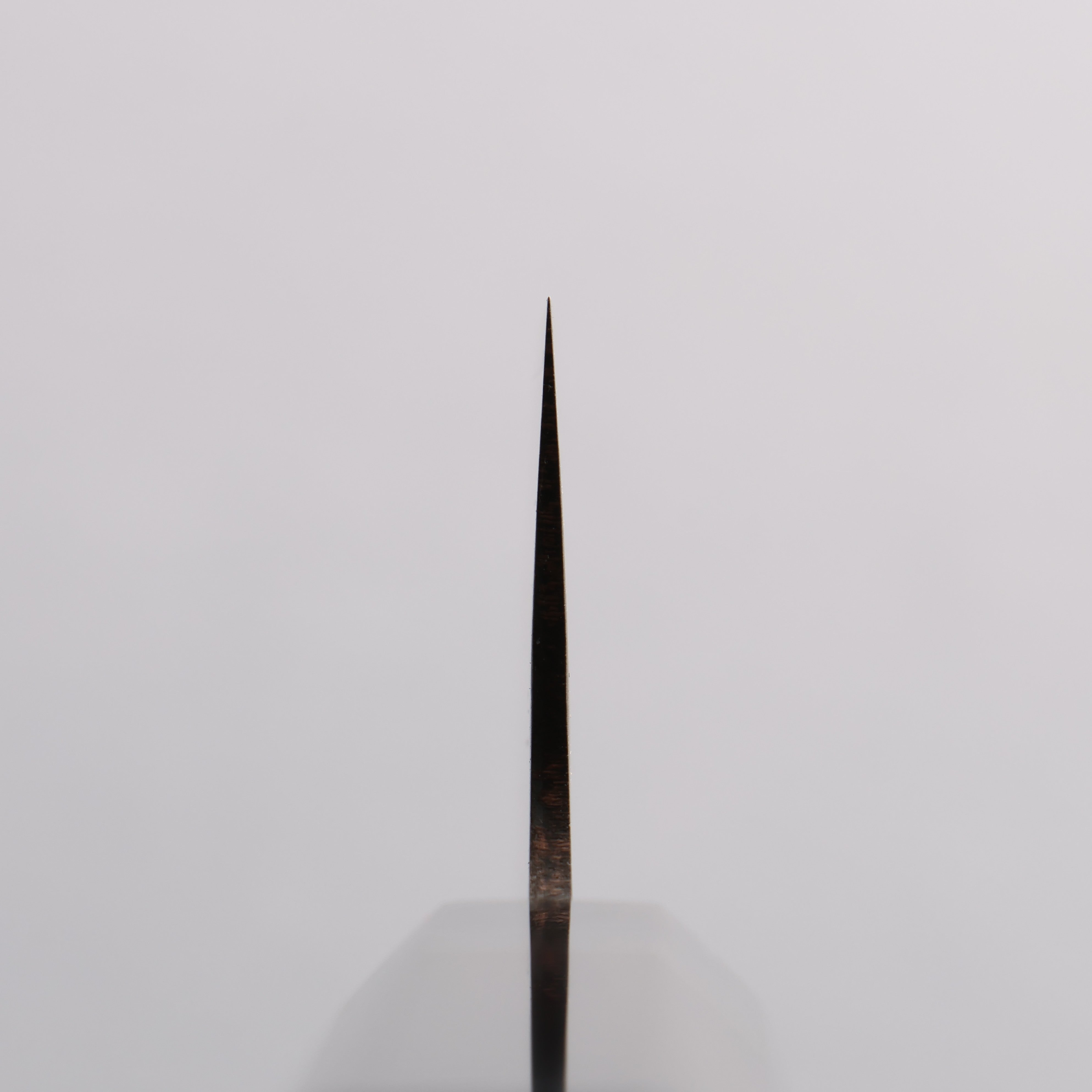 Takeshi Saji VG10w Colored Damascus Nashiji Bunka 180mm Ebony Wood (ferrule: Black Water Buffalo Horn And Silver Ring) Handle
