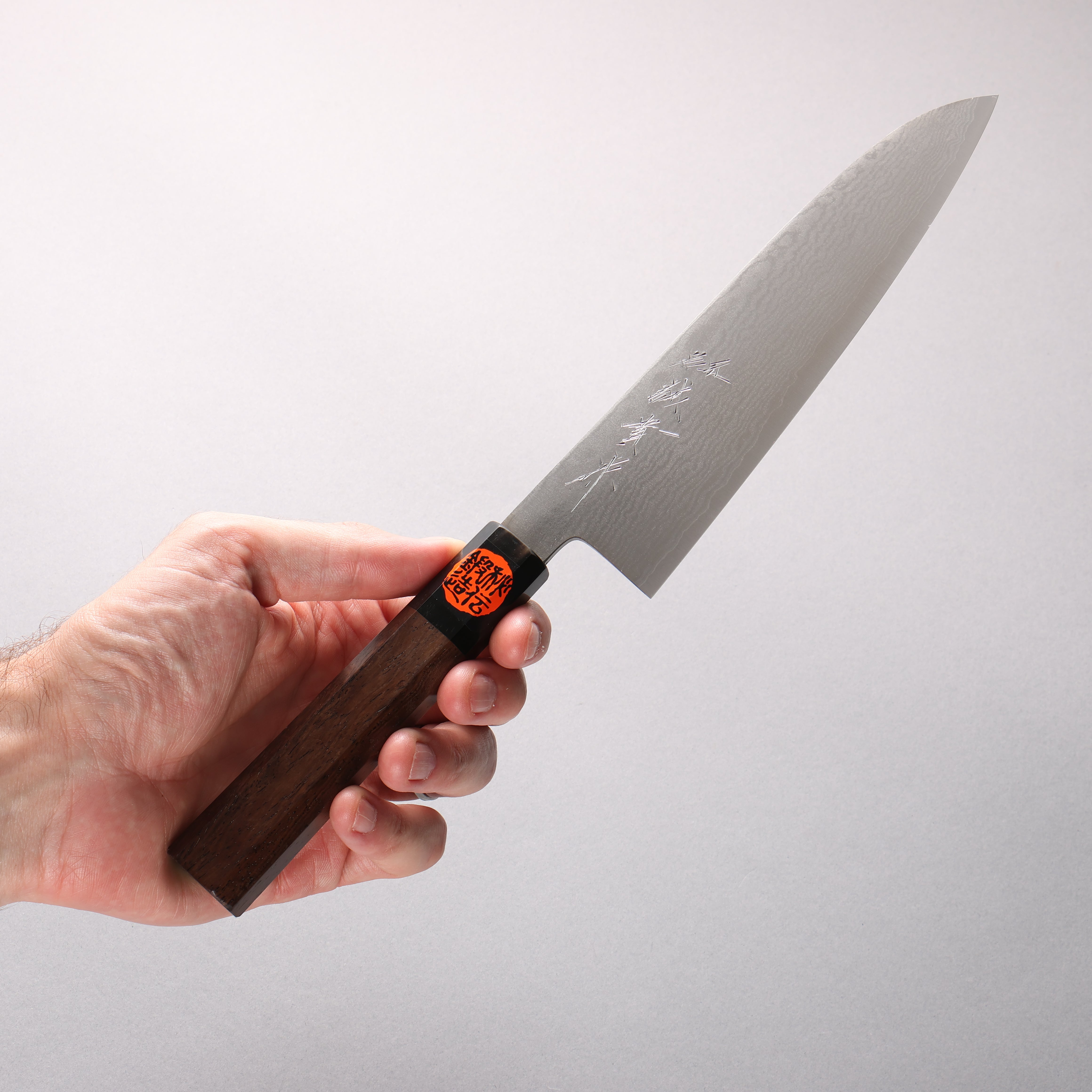 Shigeki Tanaka Sword Type VG10 Damascus Gyuto 180mm Walnut Handle